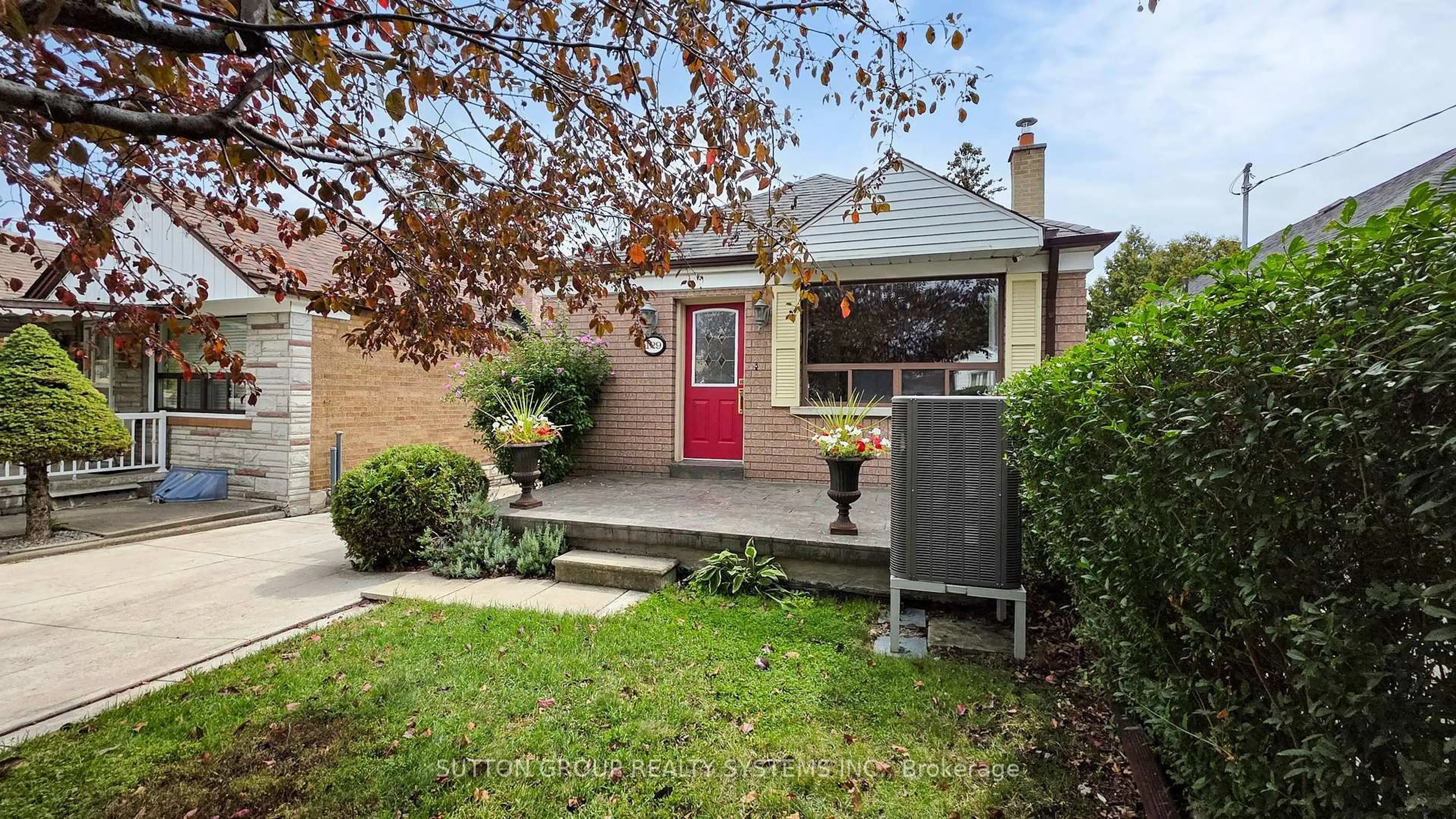 Home with brick exterior material, street for 129 Lonborough Ave, Toronto Ontario M6M 1X9