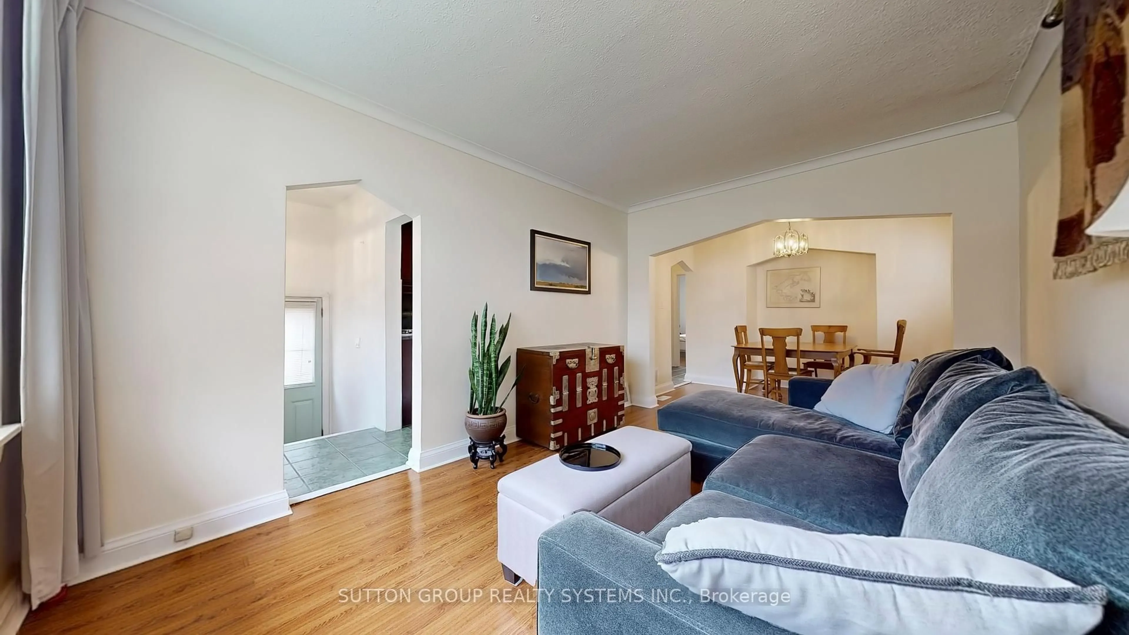 Living room with furniture, unknown for 129 Lonborough Ave, Toronto Ontario M6M 1X9