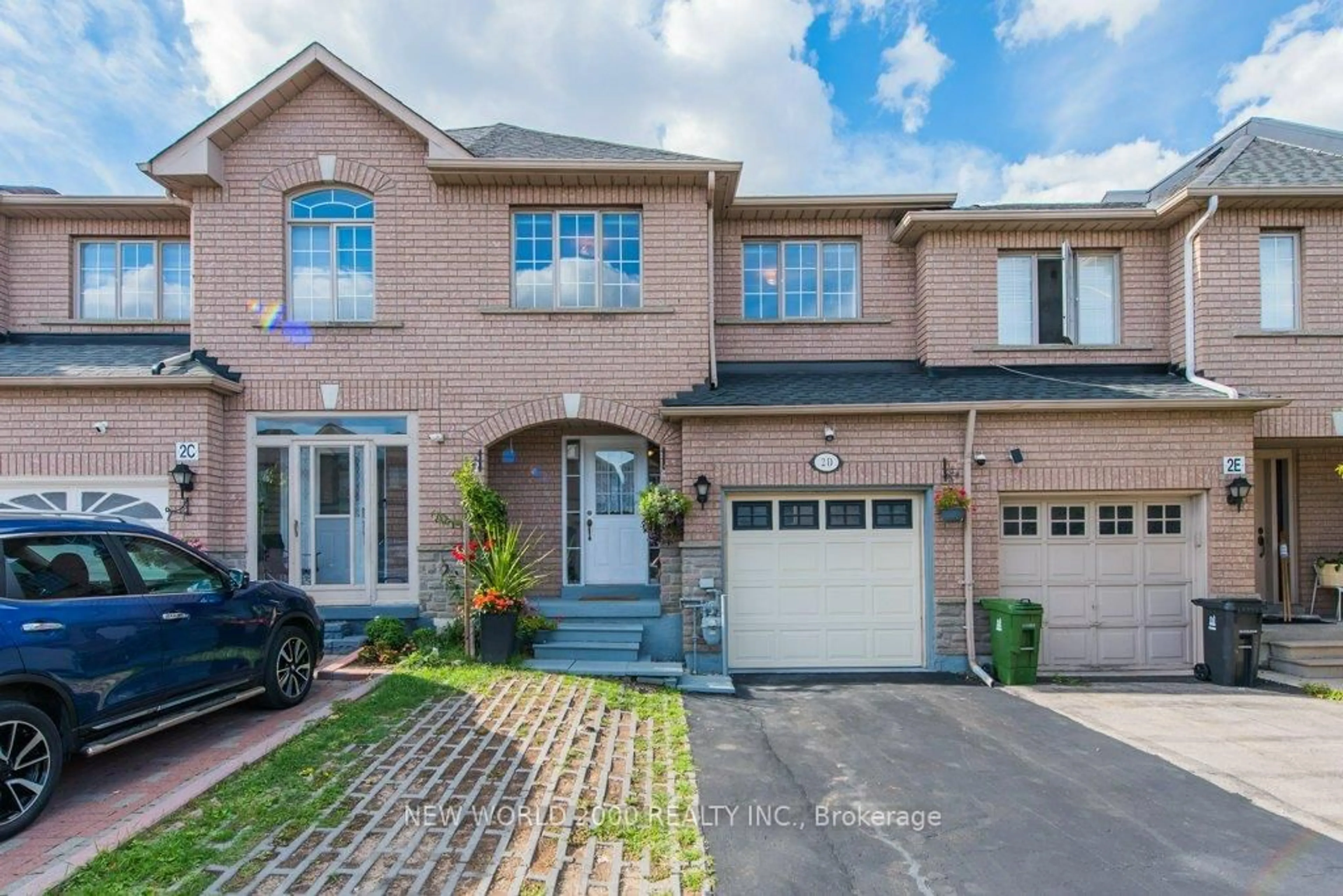 Home with brick exterior material, street for 2D View Green Cres, Toronto Ontario M9W 7C9