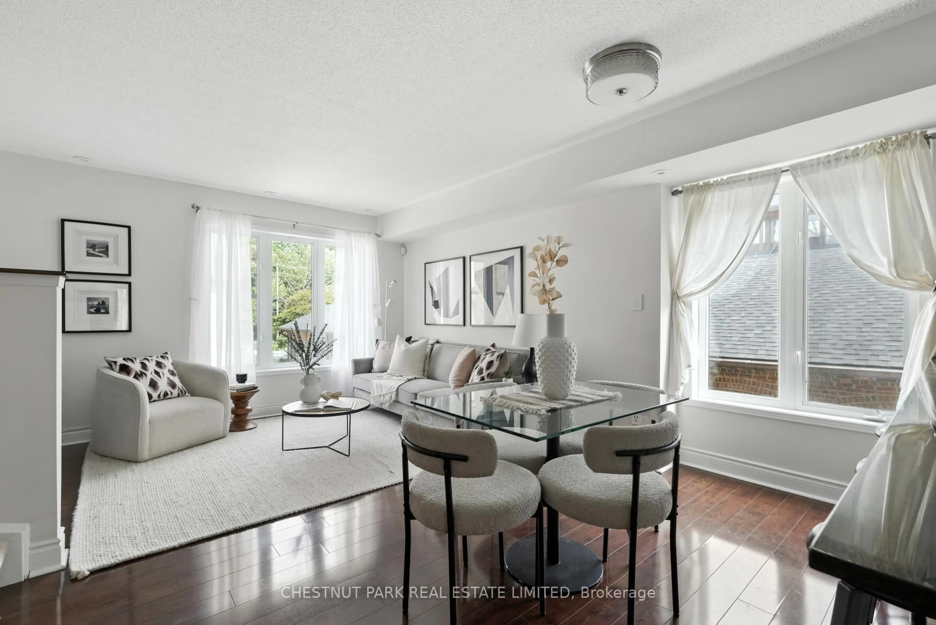 Living room with furniture, unknown for 55 Foundry Ave #62, Toronto Ontario M6H 4K7