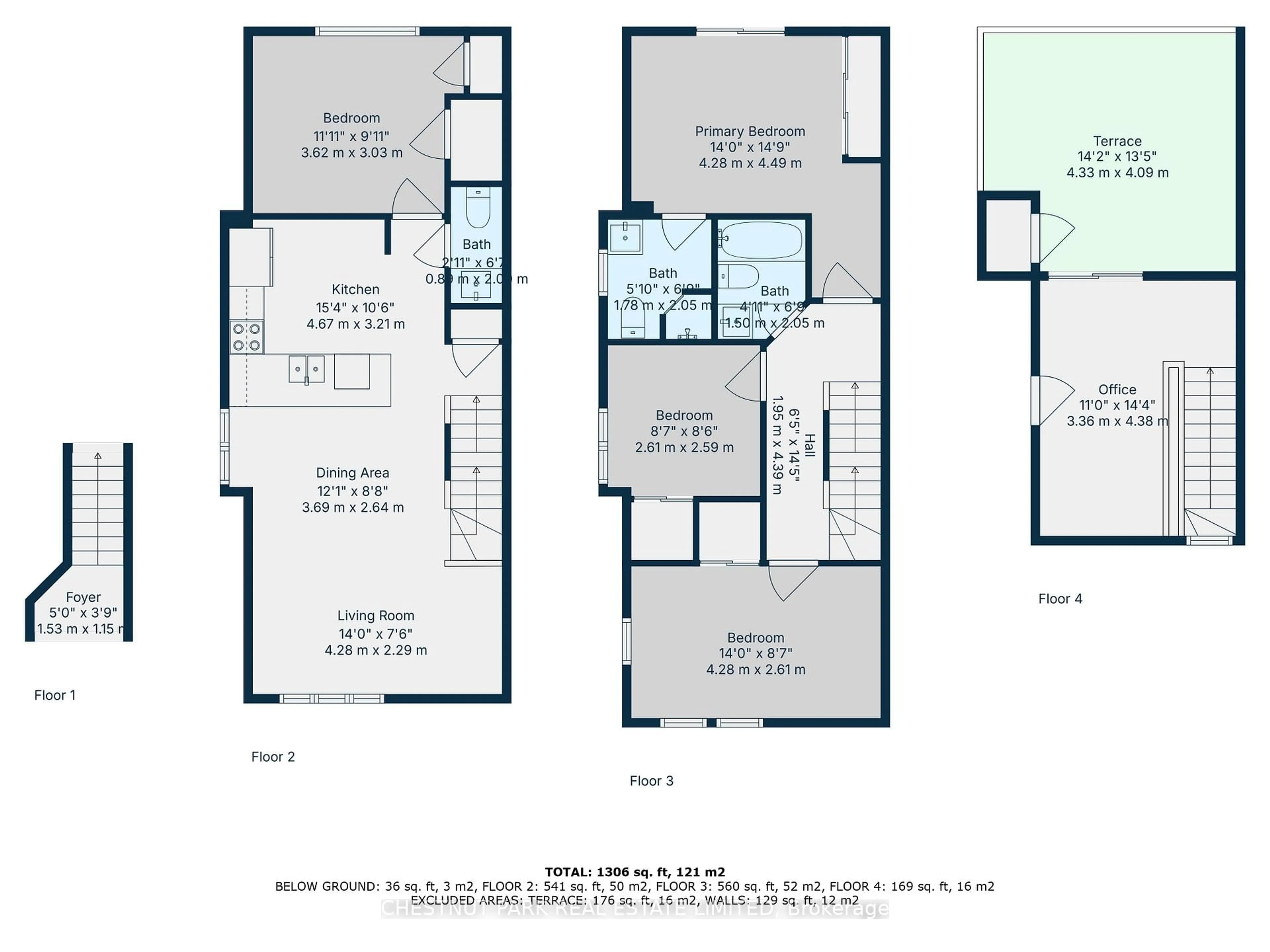 Floor plan for 55 Foundry Ave #62, Toronto Ontario M6H 4K7