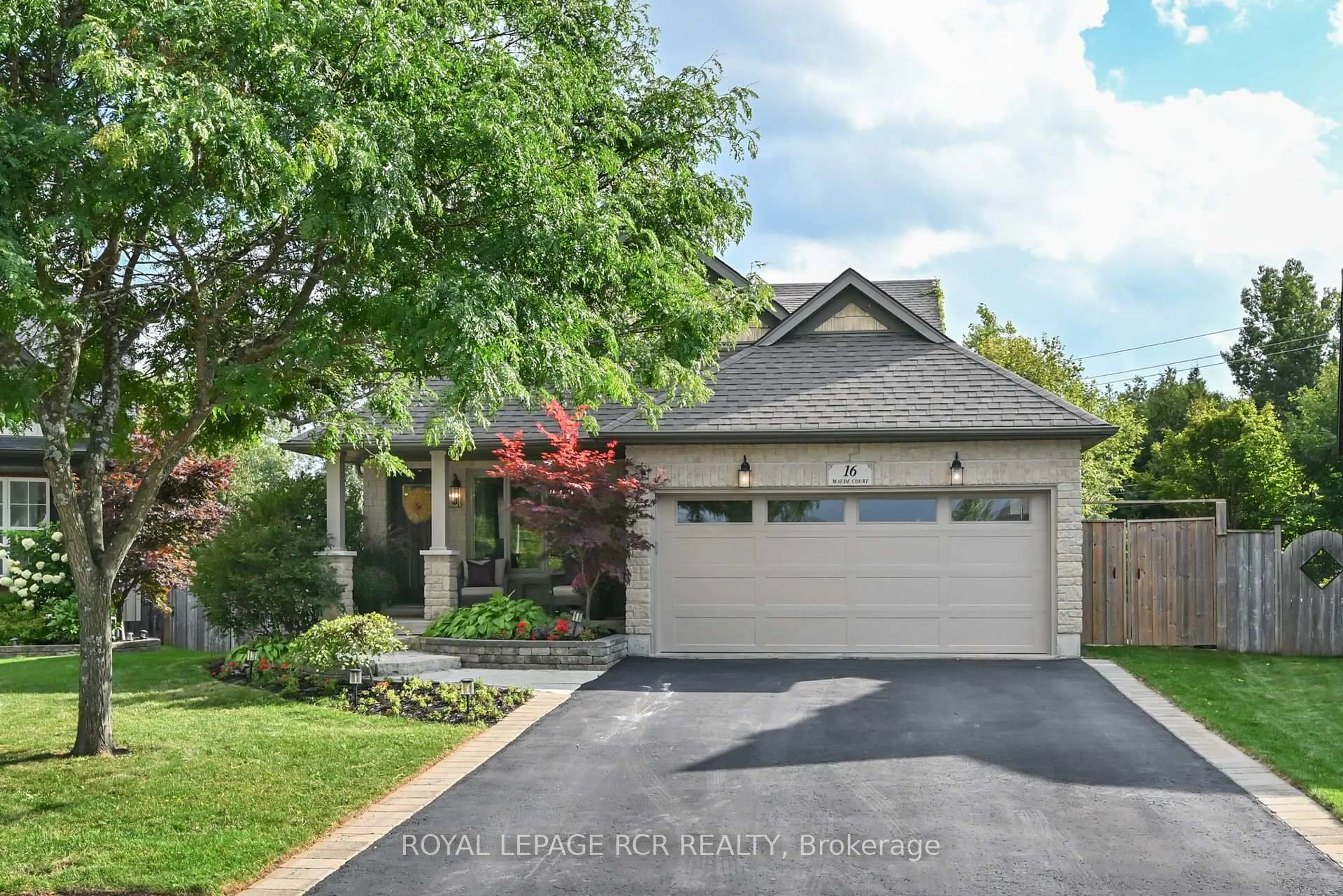 Home with brick exterior material, street for 16 Maude Crt, Orangeville Ontario L9W 0A3