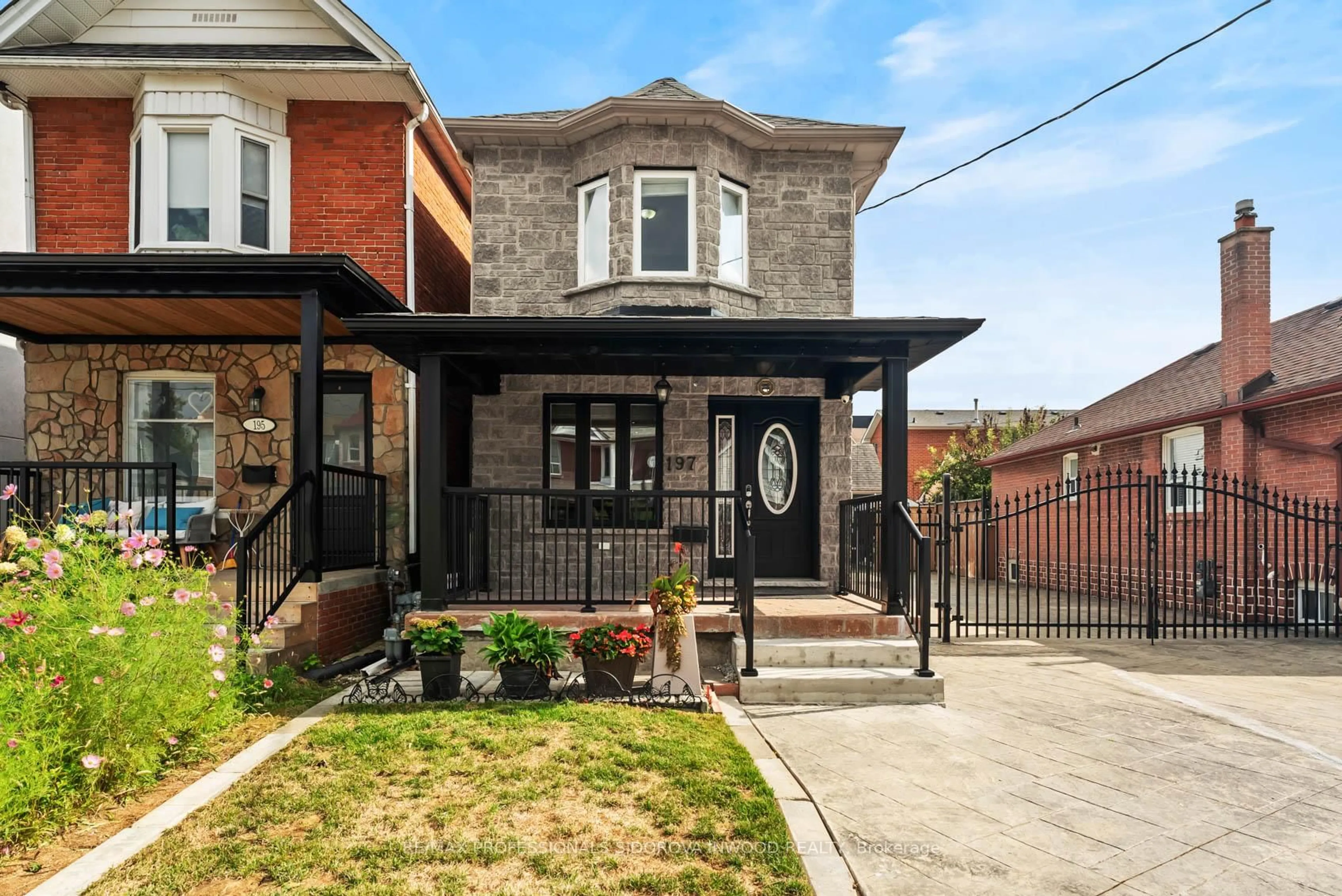 Home with brick exterior material, street for 197 Lambton Ave, Toronto Ontario M6N 2T2