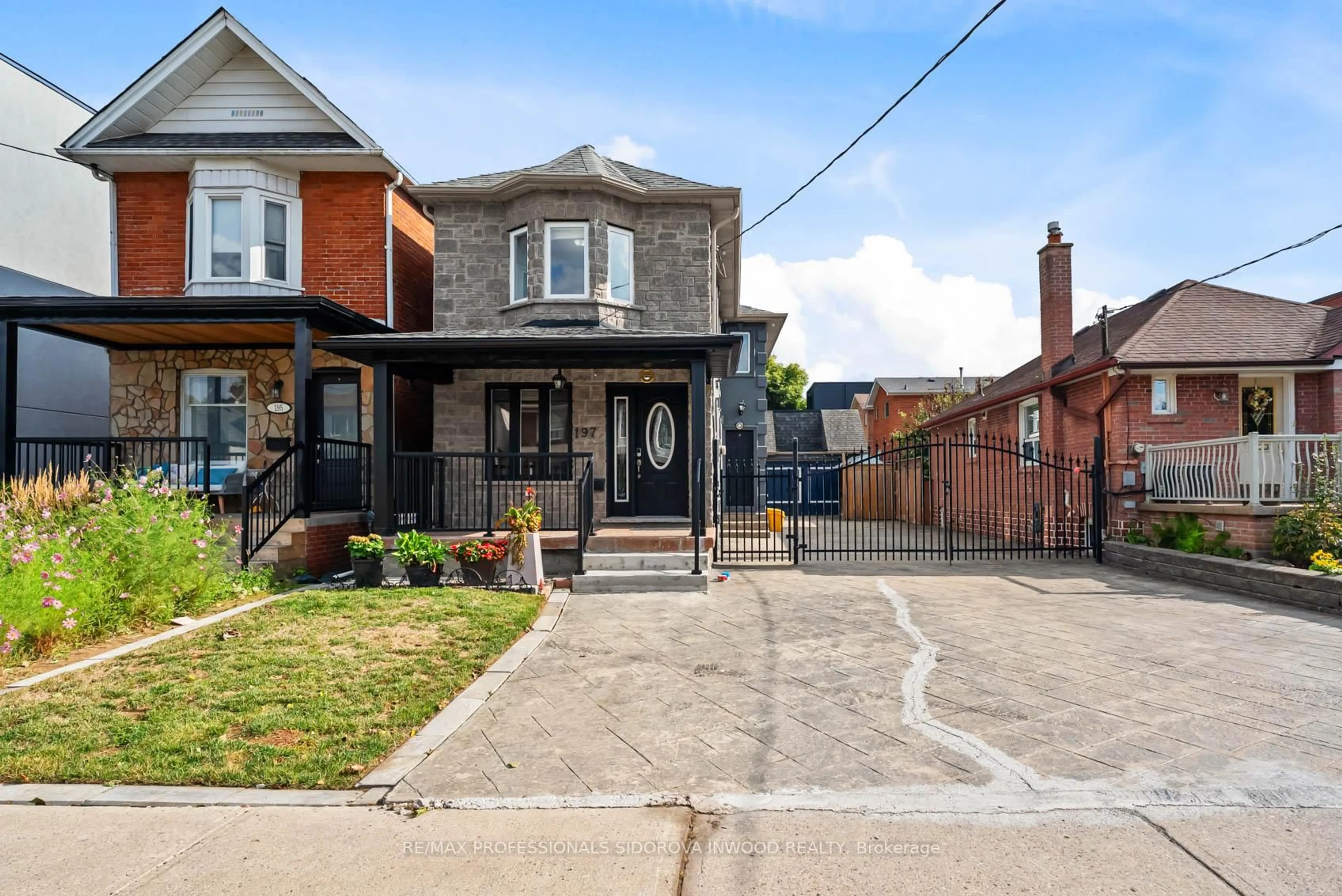 Home with brick exterior material, street for 197 Lambton Ave, Toronto Ontario M6N 2T2