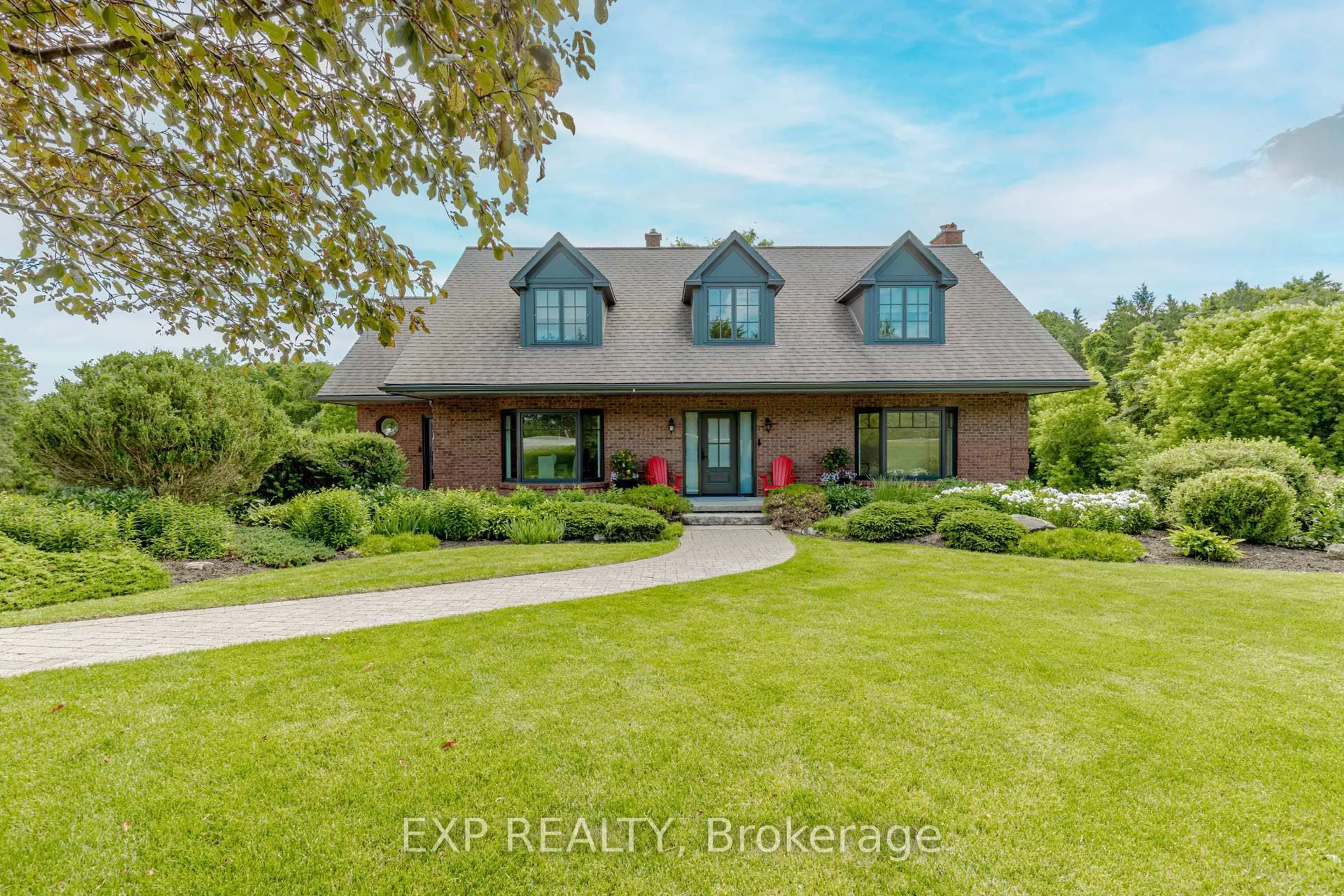 A pic from outside/outdoor area/front of a property/back of a property/a pic from drone, water/lake/river/ocean view for 7311 Guelph Line, Milton Ontario L0P 1B0