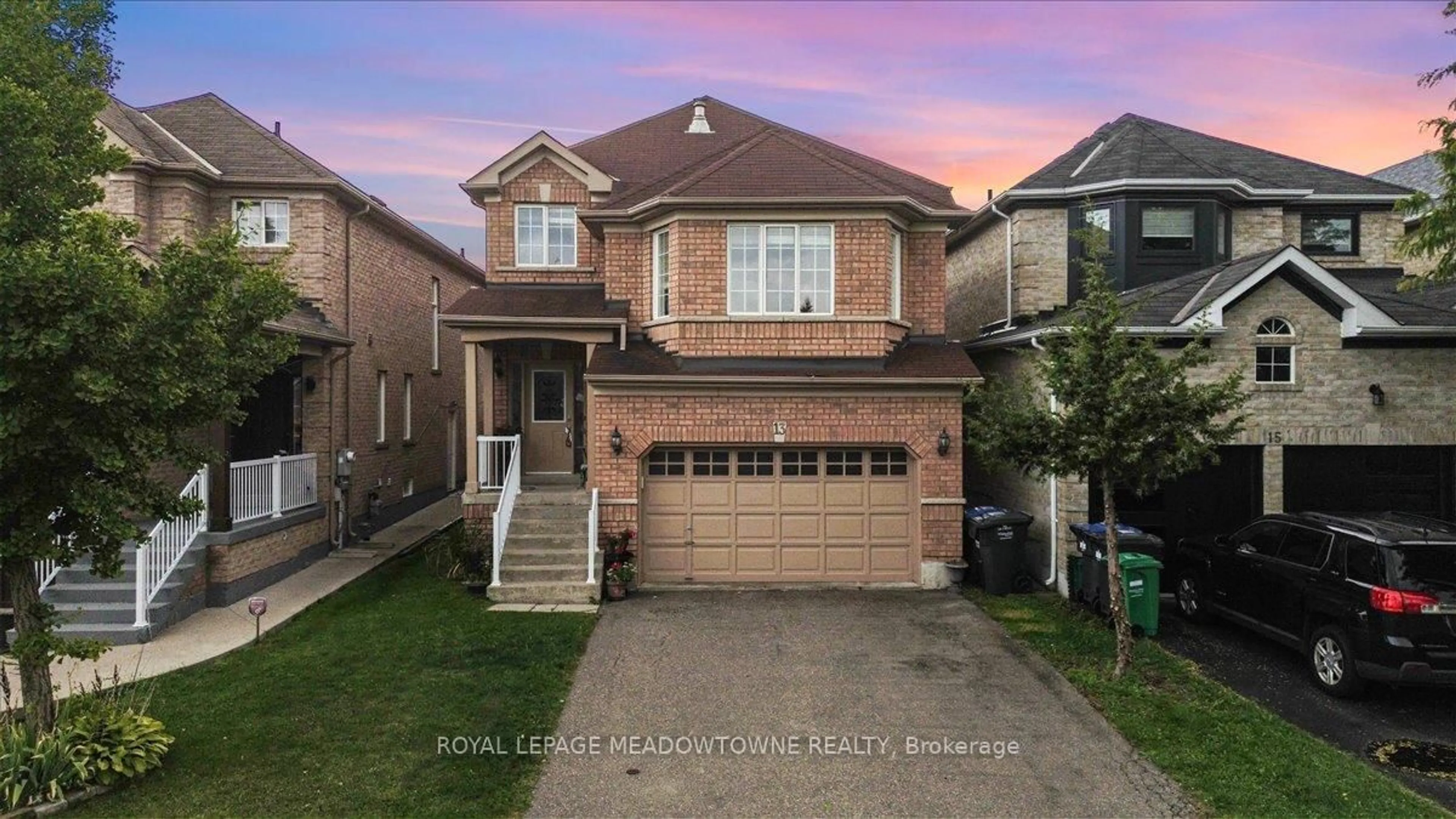 Home with brick exterior material, street for 13 Albright Rd, Brampton Ontario L6X 5C8