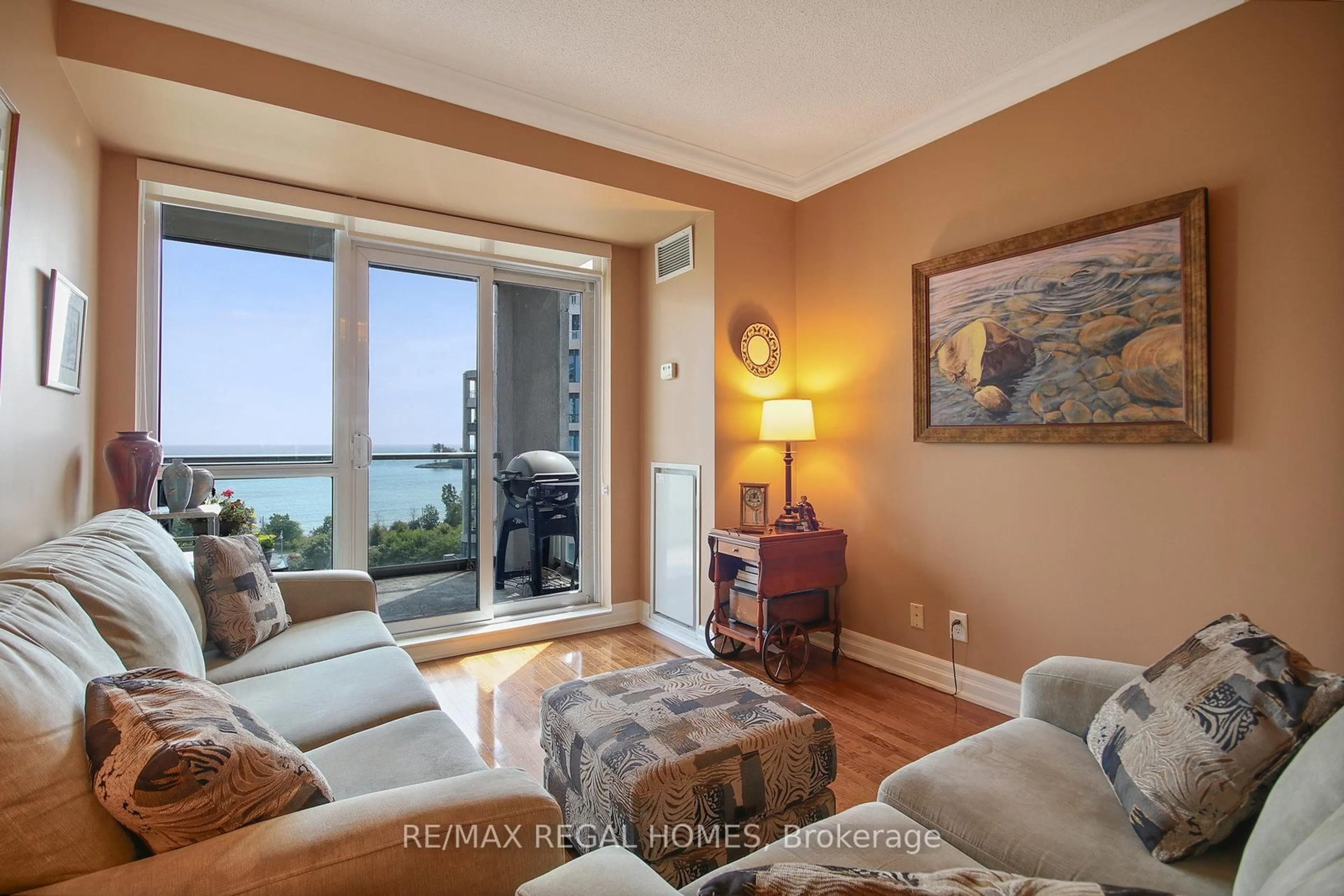 Living room with furniture, unknown for 2083 Lake Shore Blvd #710, Toronto Ontario M8V 2Z6