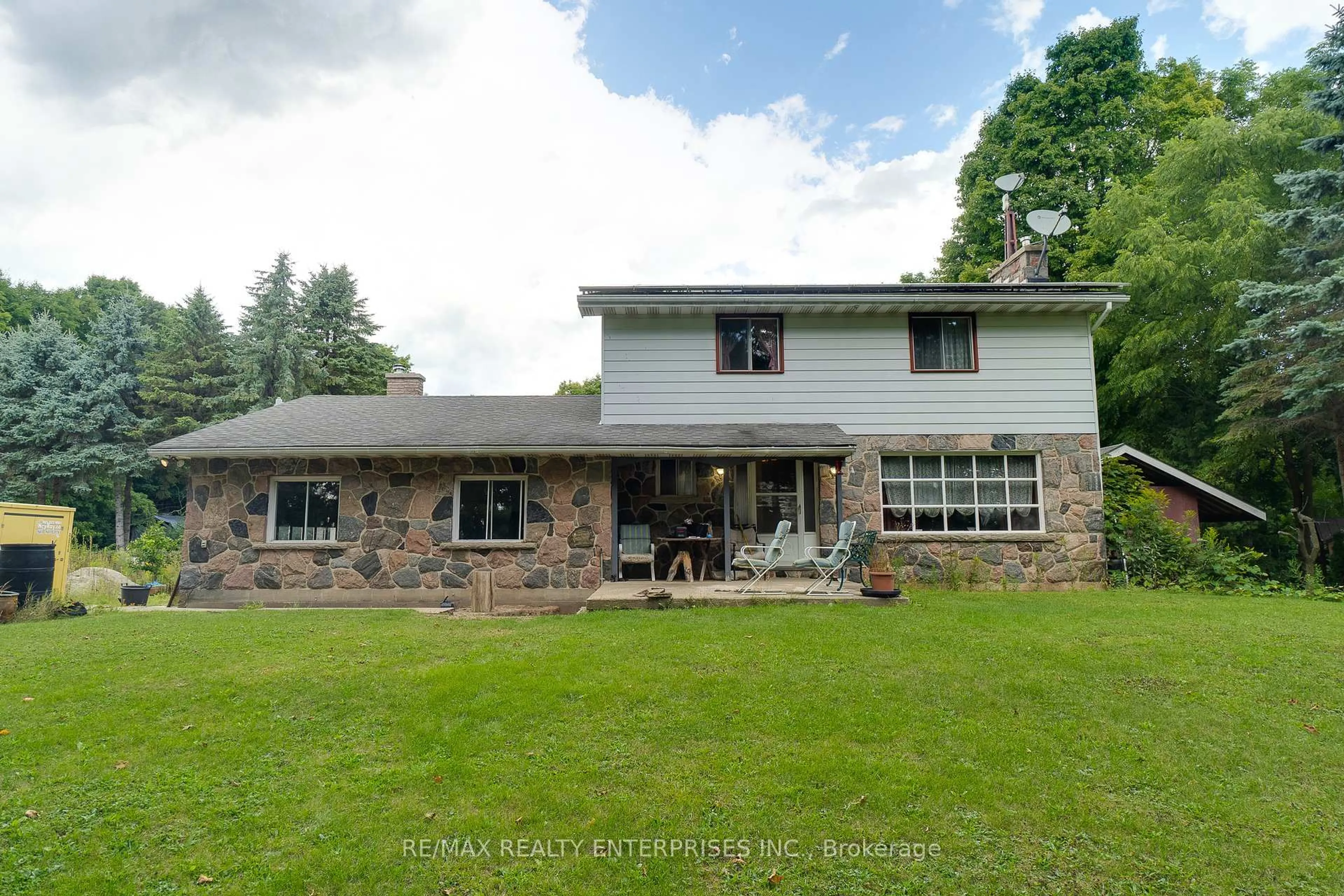 A pic from outside/outdoor area/front of a property/back of a property/a pic from drone, unknown for 12909 5th Line, Halton Hills Ontario L0P 1H0