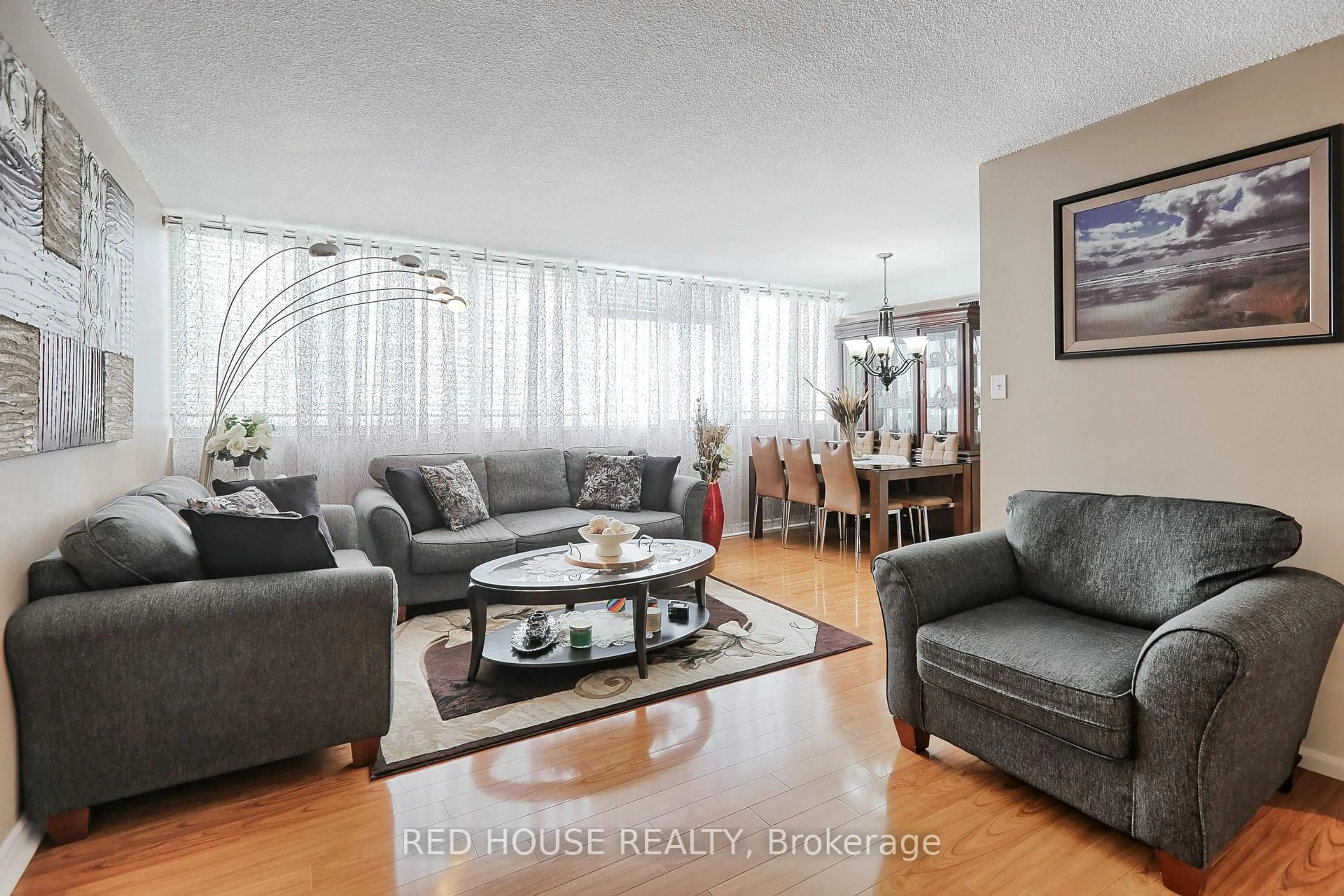 Living room with furniture, unknown for 3590 Kaneff Cres #705, Mississauga Ontario L5A 3X3