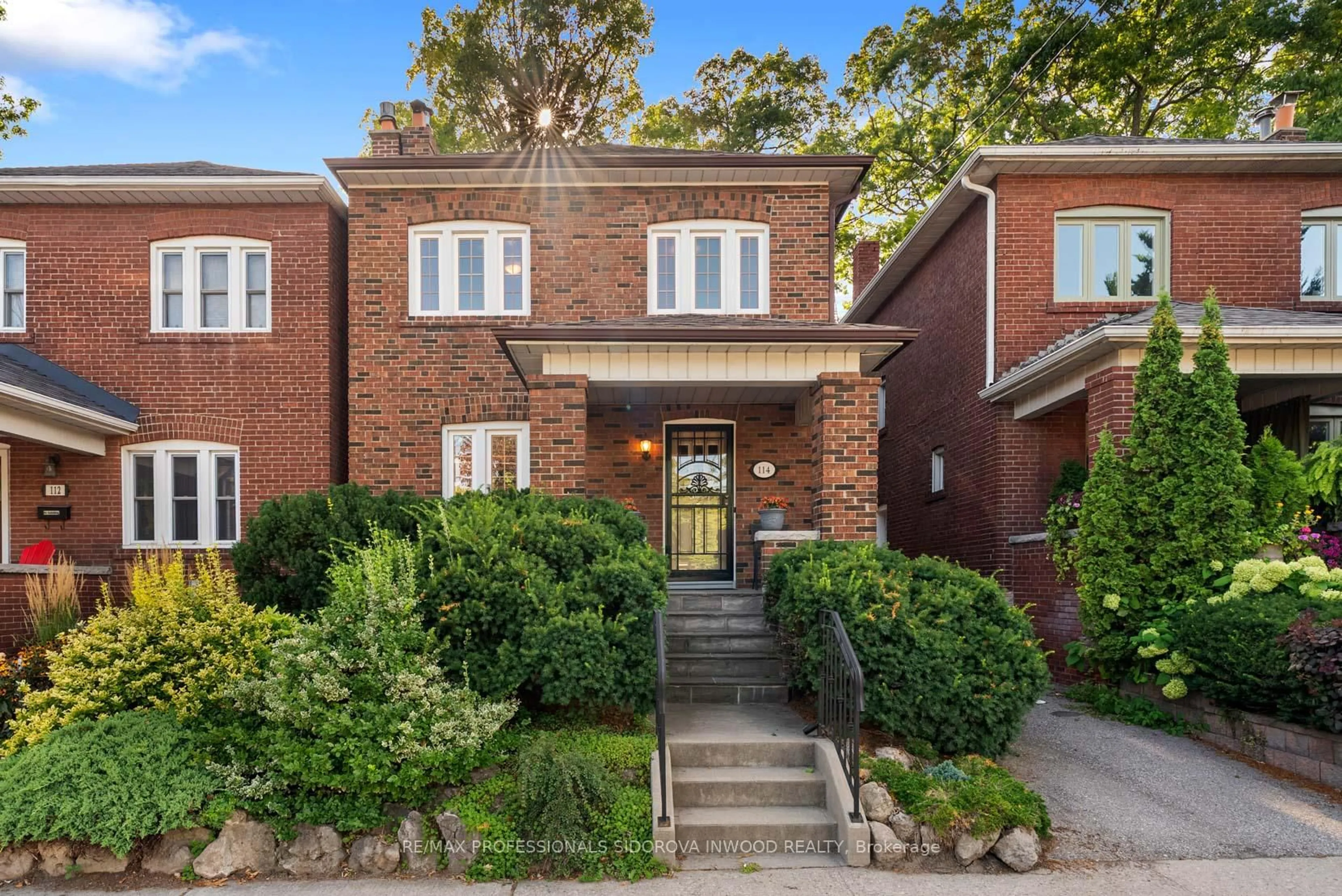 Home with brick exterior material, street for 114 Jane St, Toronto Ontario M6S 3Y6