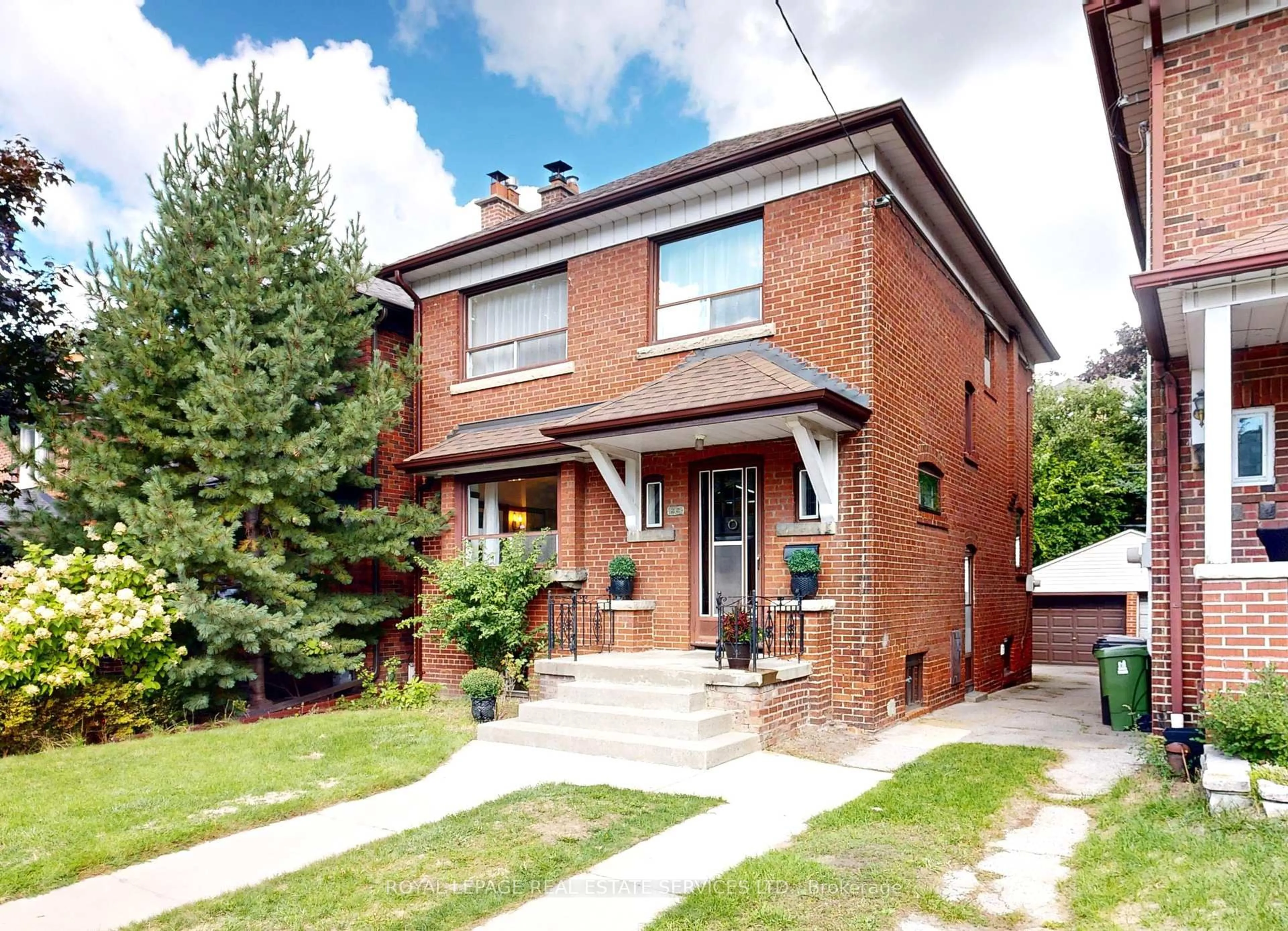 Home with brick exterior material, street for 22 Elora Rd, Toronto Ontario M6P 3H6