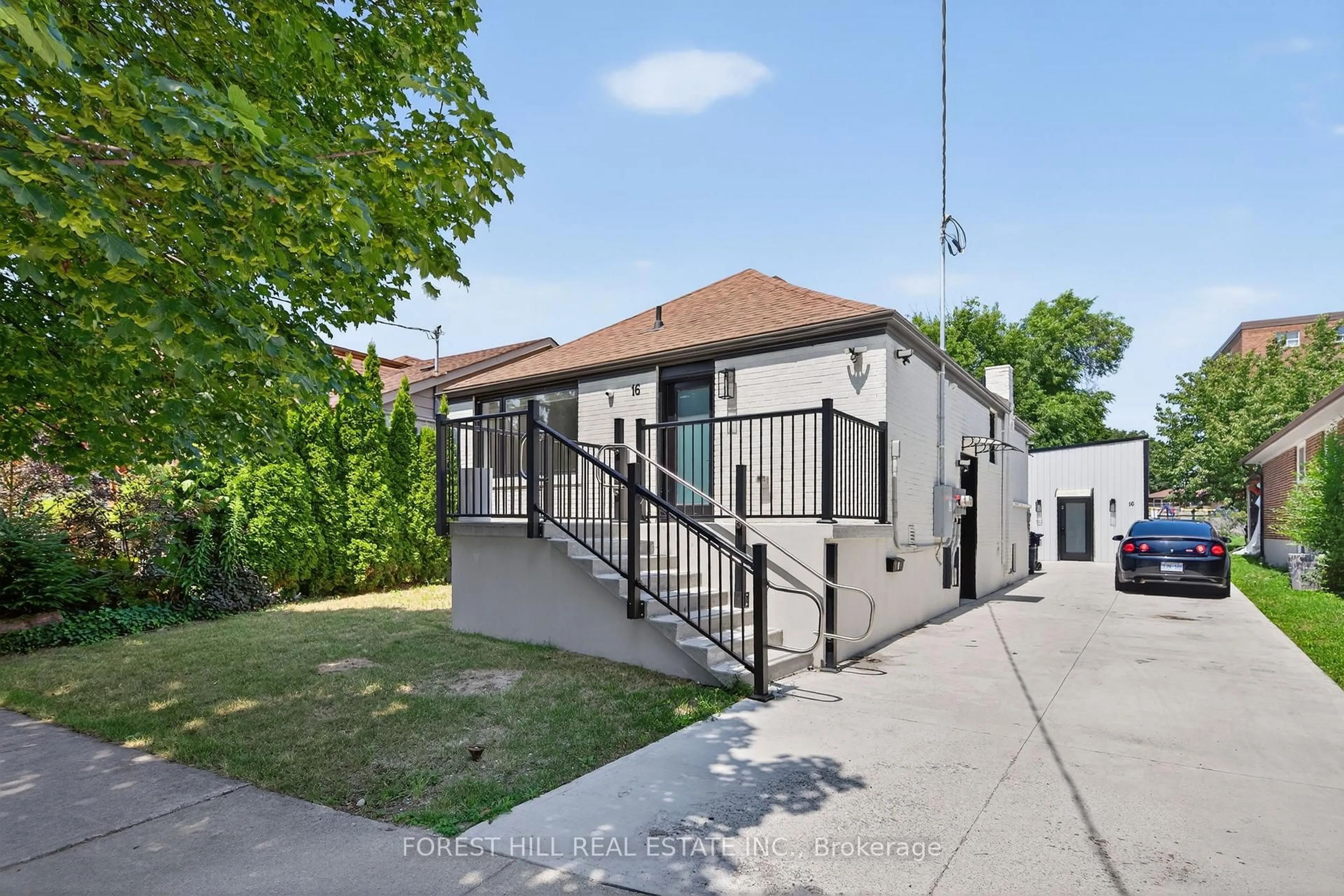 A pic from outside/outdoor area/front of a property/back of a property/a pic from drone, street for 16 John Best Ave, Toronto Ontario M9N 1C3
