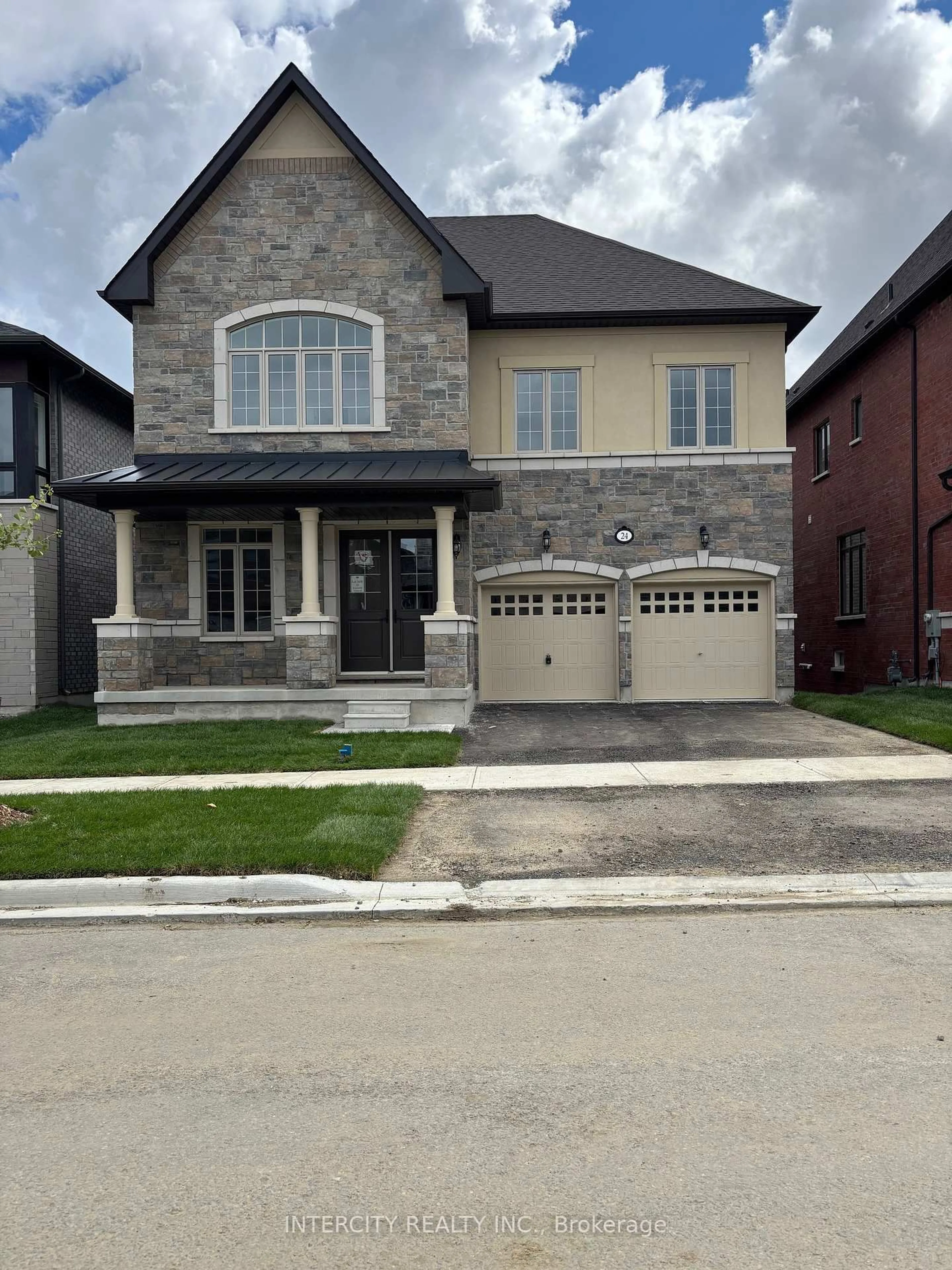 Home with brick exterior material, street for 24 Keyworth Cres, Brampton Ontario L6R 4G3