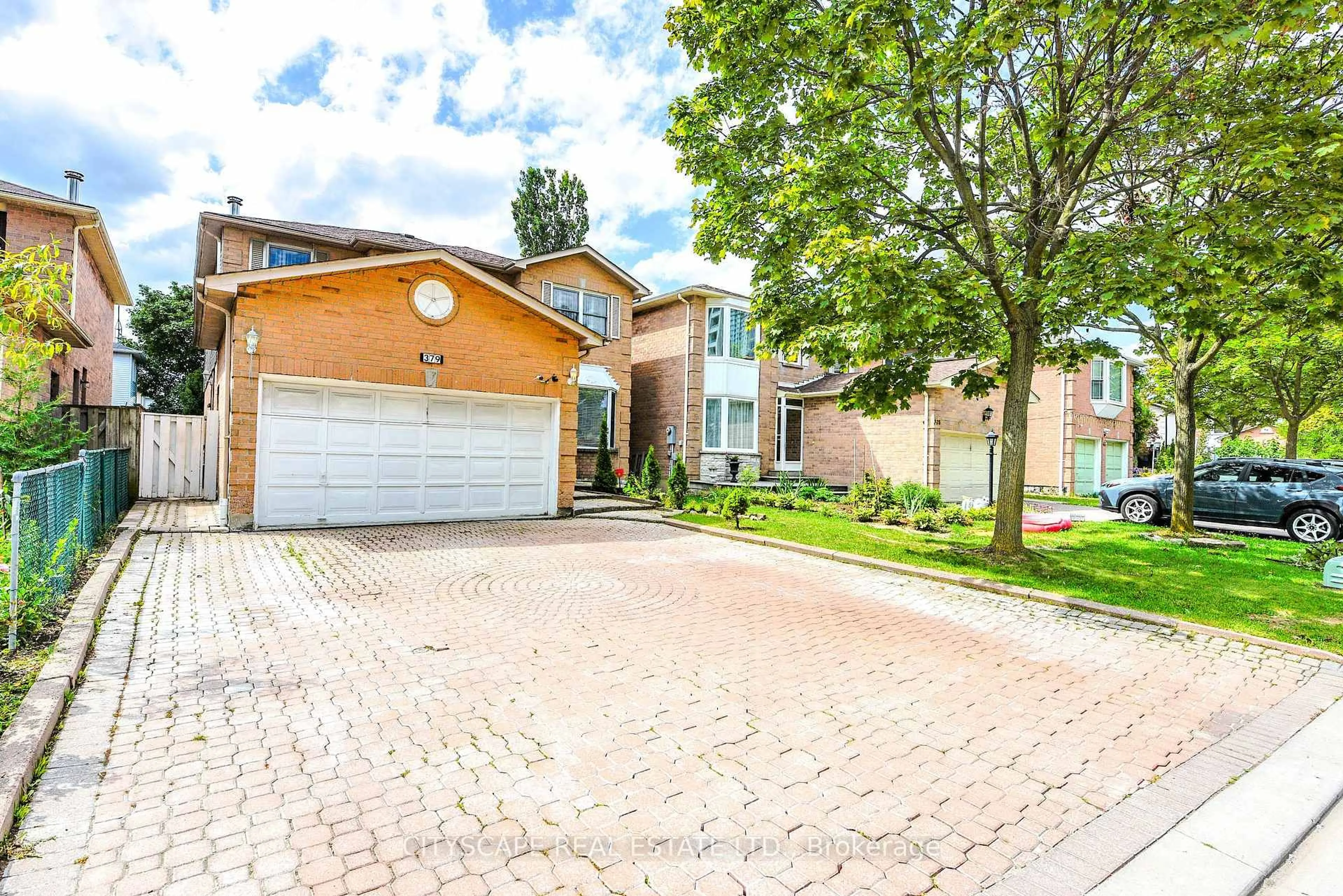 Home with brick exterior material, street for 379 Wallenberg Cres, Mississauga Ontario L5B 3N1