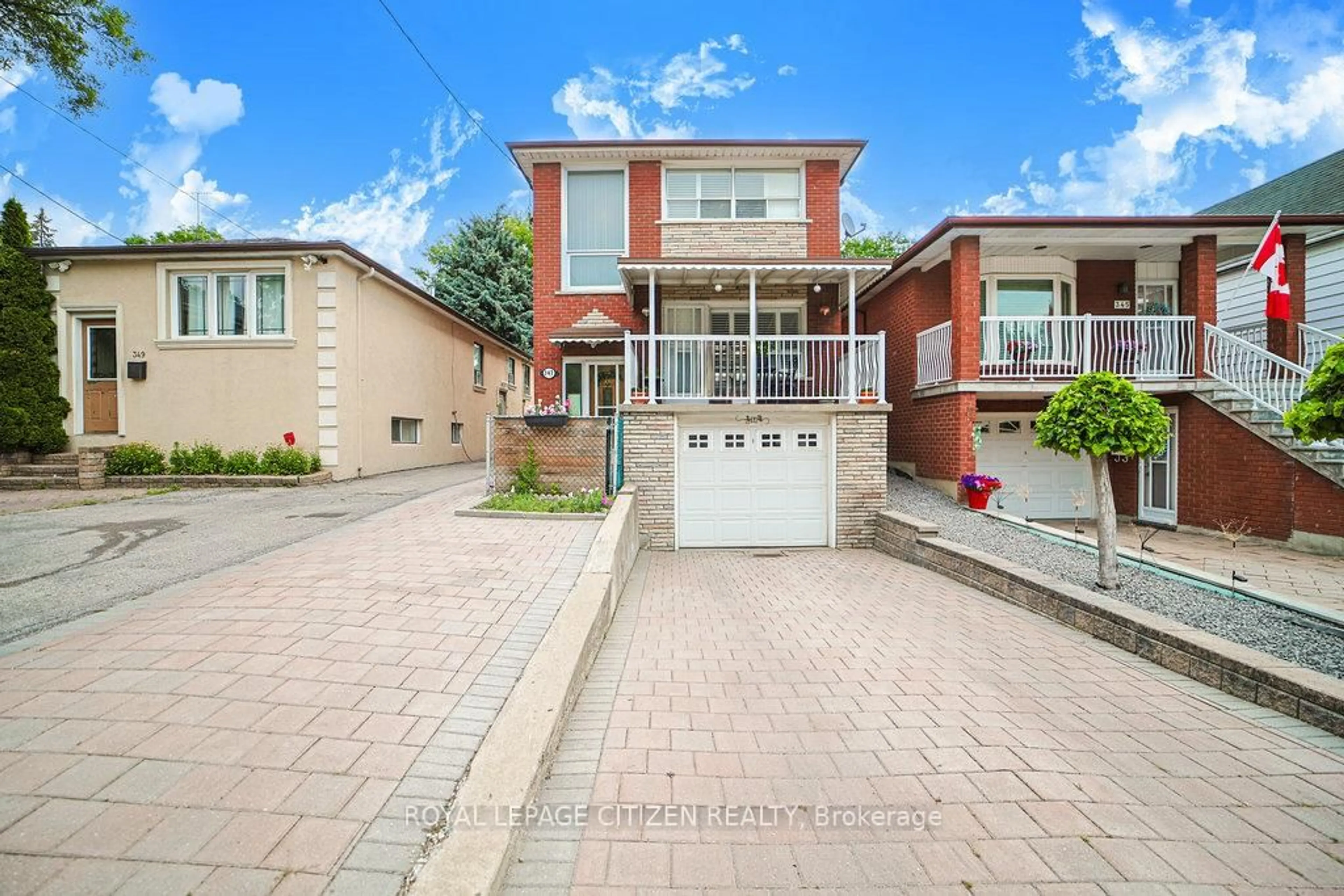 Home with brick exterior material, street for 347 Harvie Ave, Toronto Ontario M6E 4L6