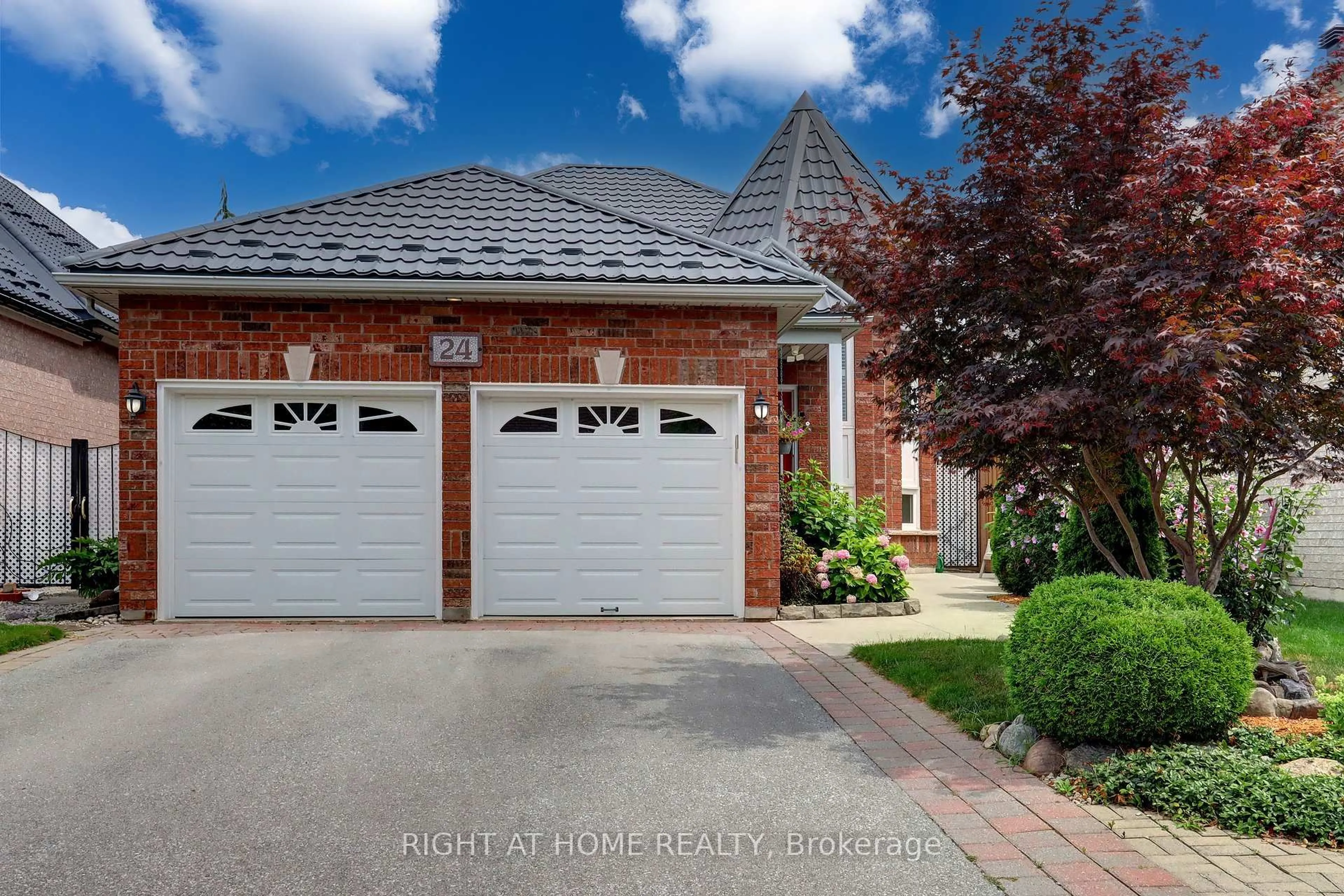 Home with brick exterior material, street for 24 Huffmann Dr, Halton Hills Ontario L7G 5W4
