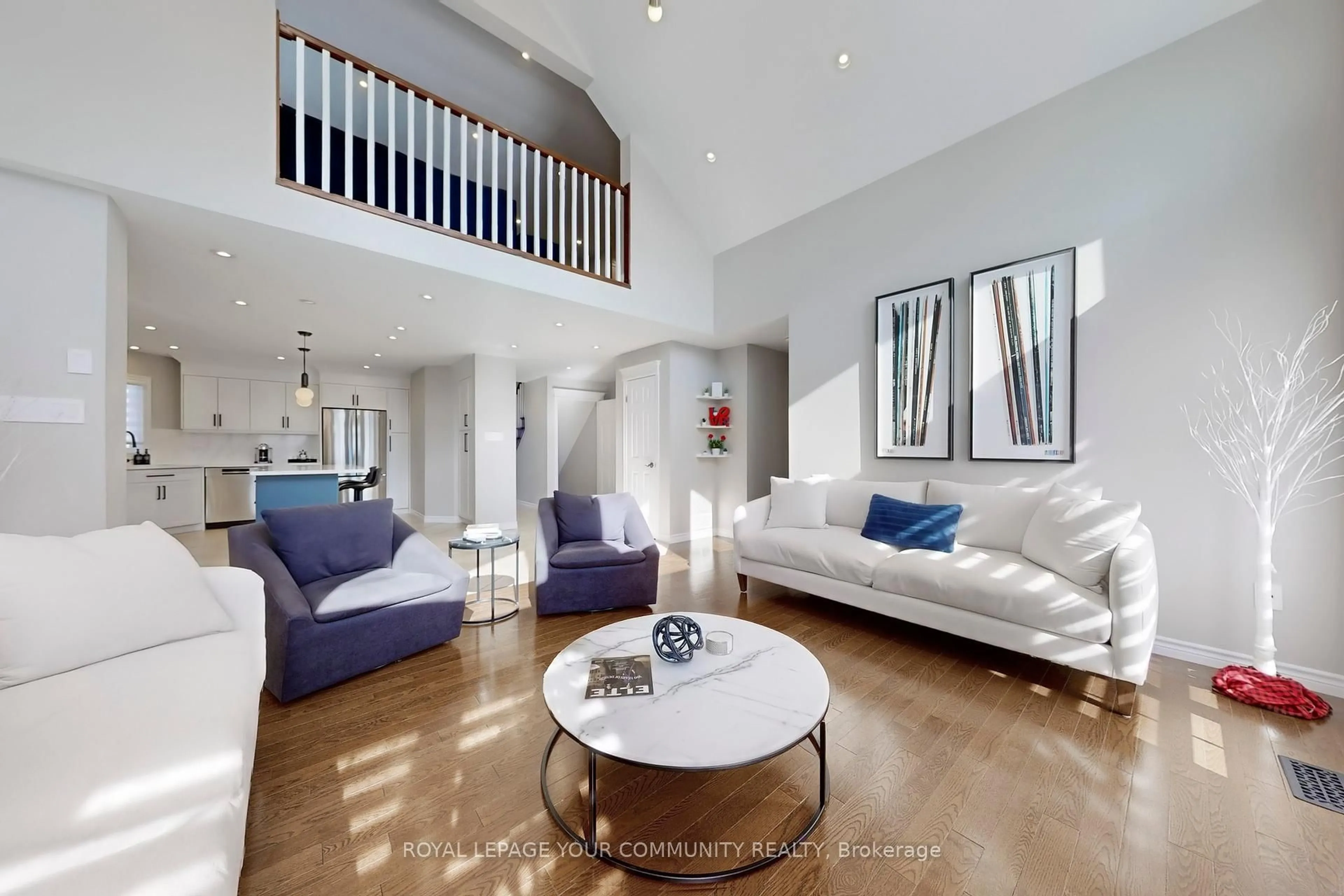 Living room with furniture, unknown for 10 Reddington Dr #6, Caledon Ontario L7E 4C3