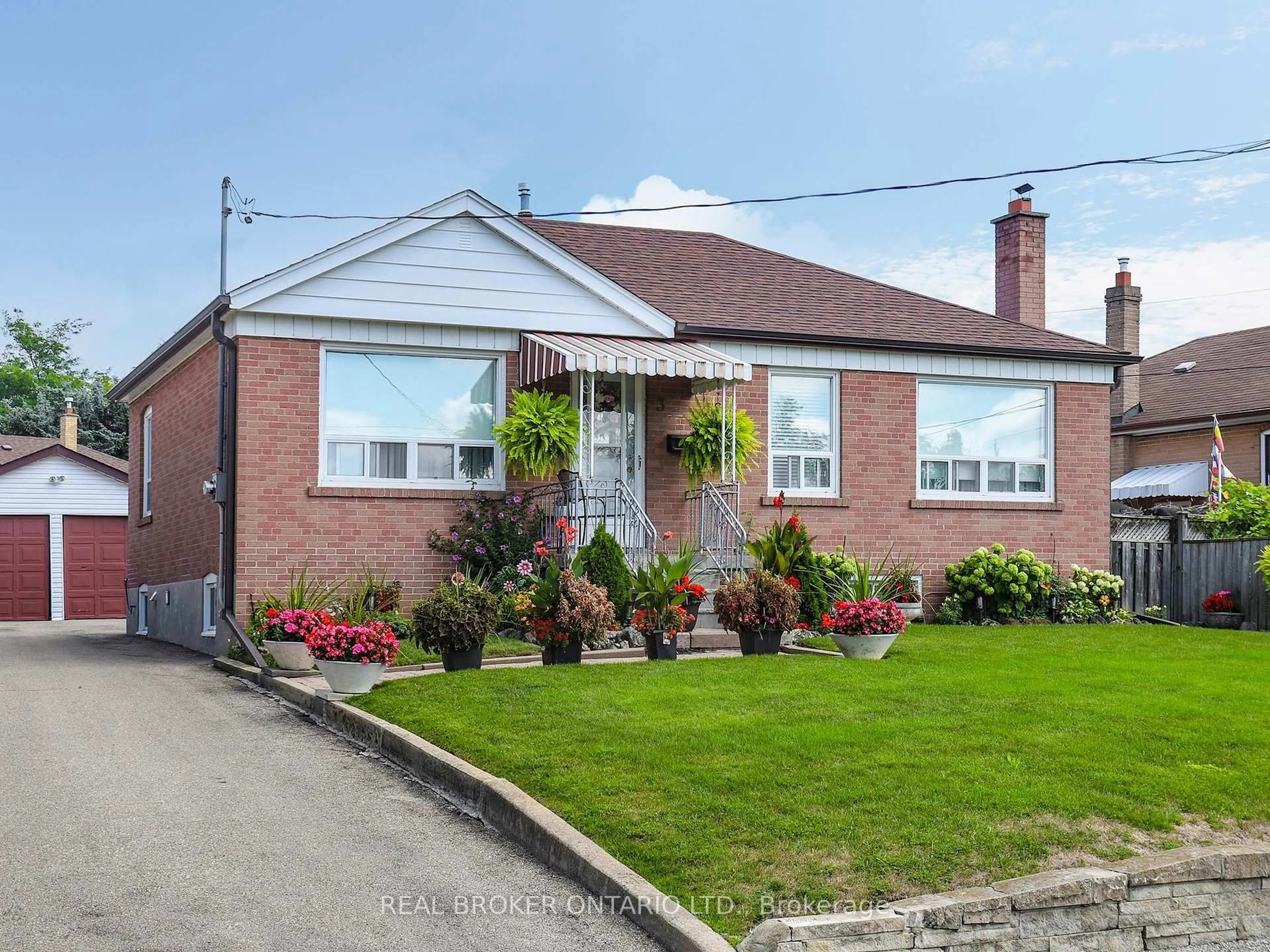 Home with brick exterior material, street for 3 Fairweather Rd, Toronto Ontario M6M 4C8