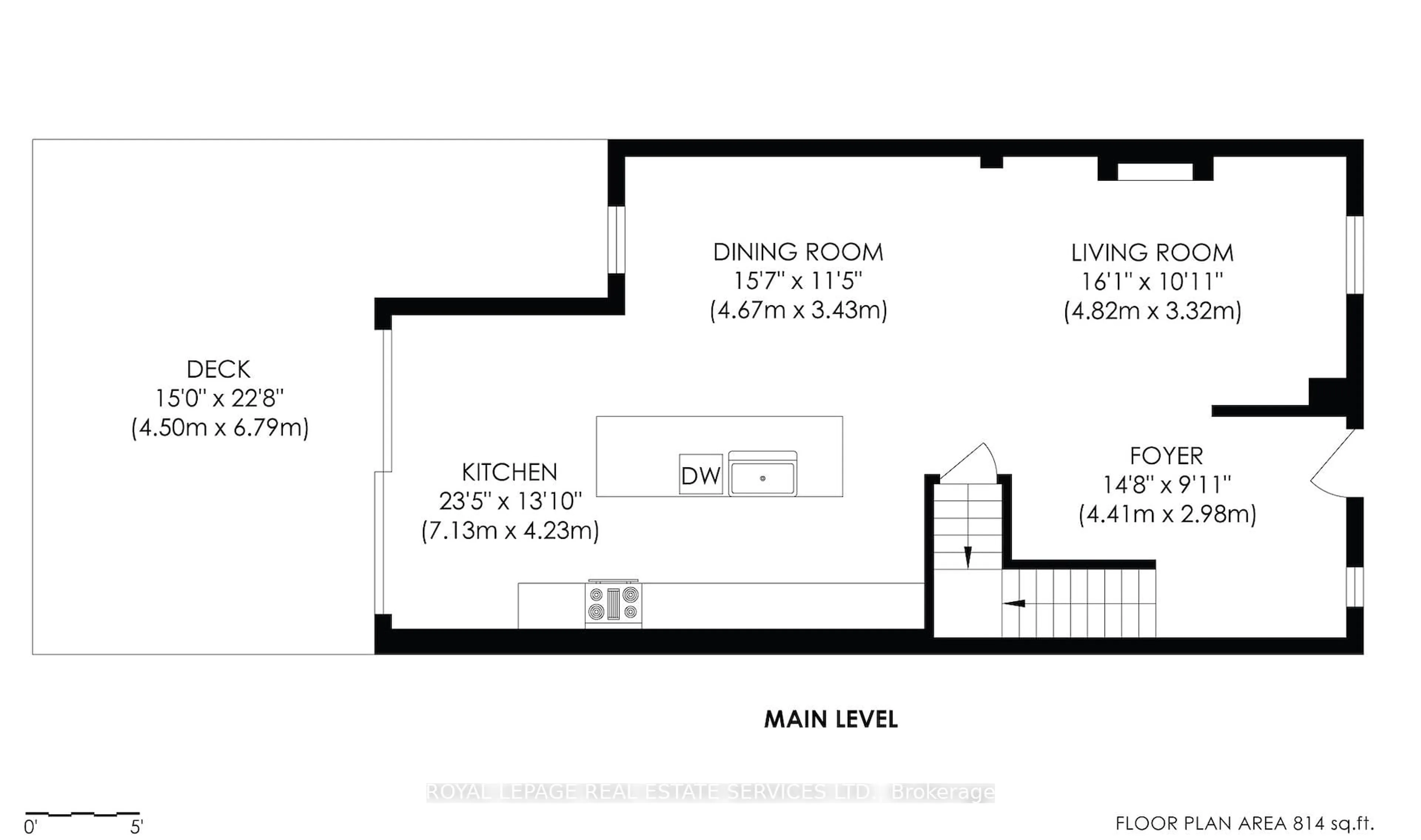 Floor plan for 427 Annette St, Toronto Ontario M6P 1R8