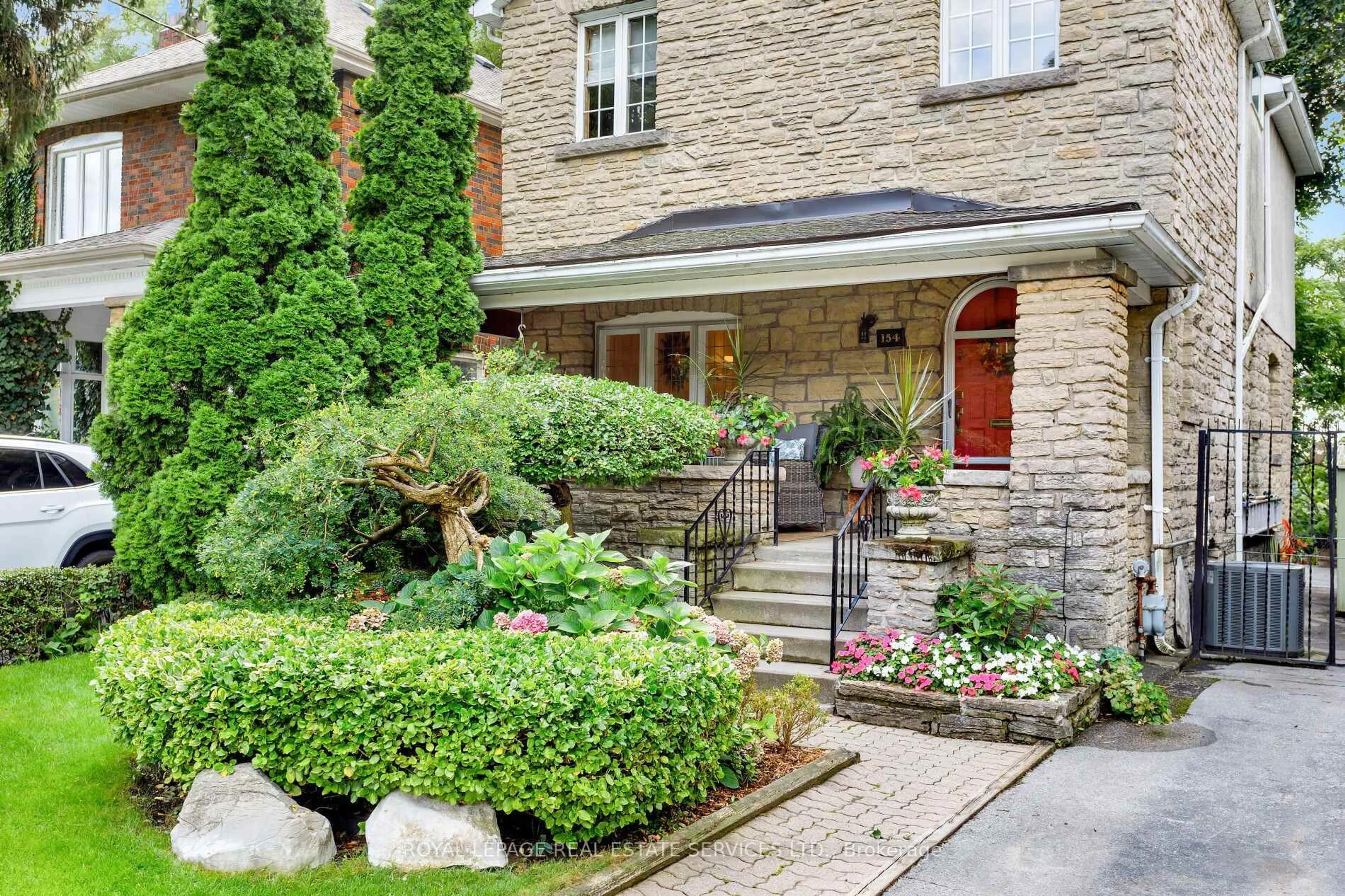 Home with brick exterior material, street for 154 Humbercrest Blvd, Toronto Ontario M6S 4L3