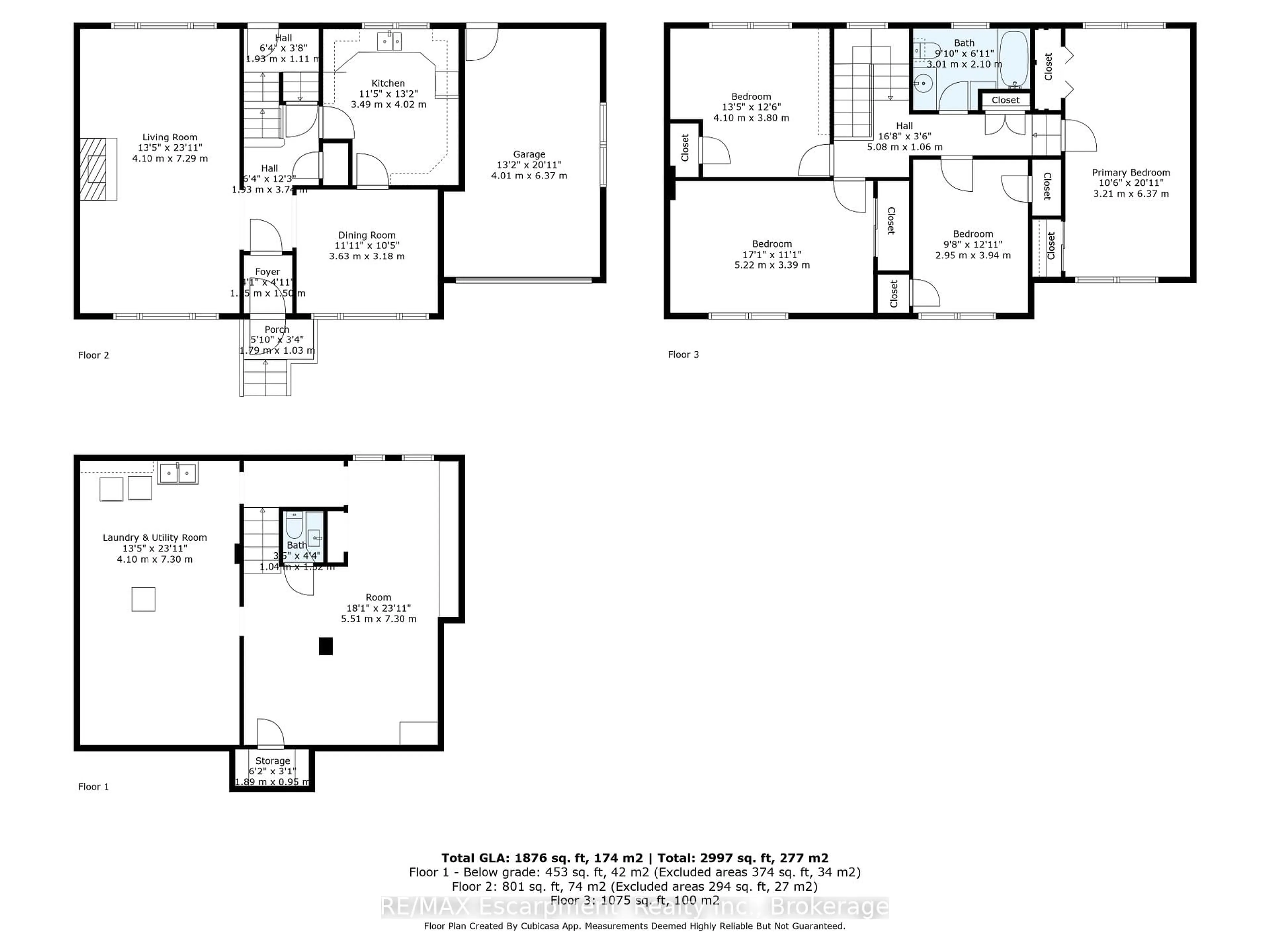 Floor plan for 2198 Yorkshire Cres, Burlington Ontario L7R 1V7