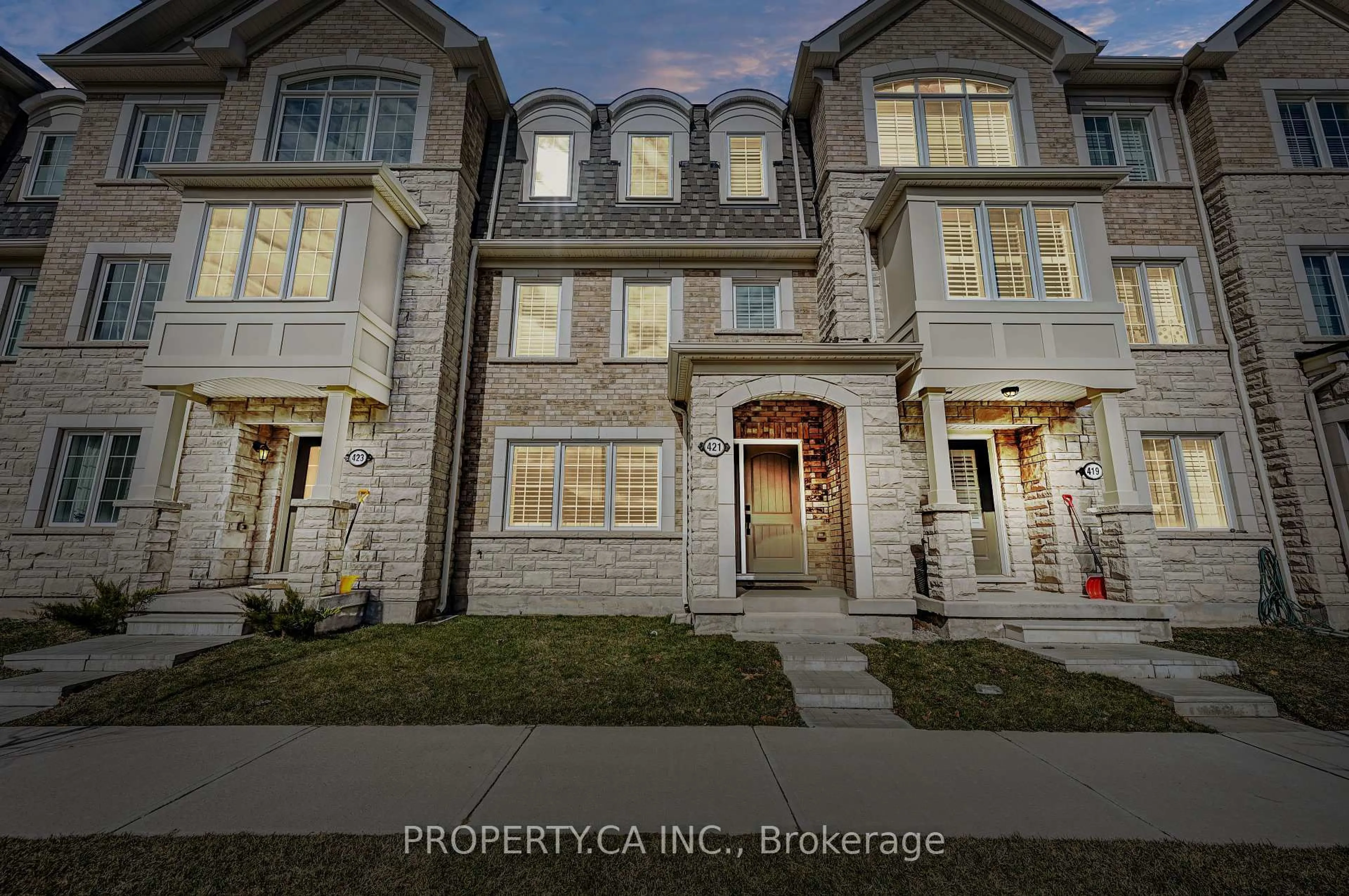 Home with brick exterior material, street for 421 Switchgrass St, Oakville Ontario L6M 0Z2