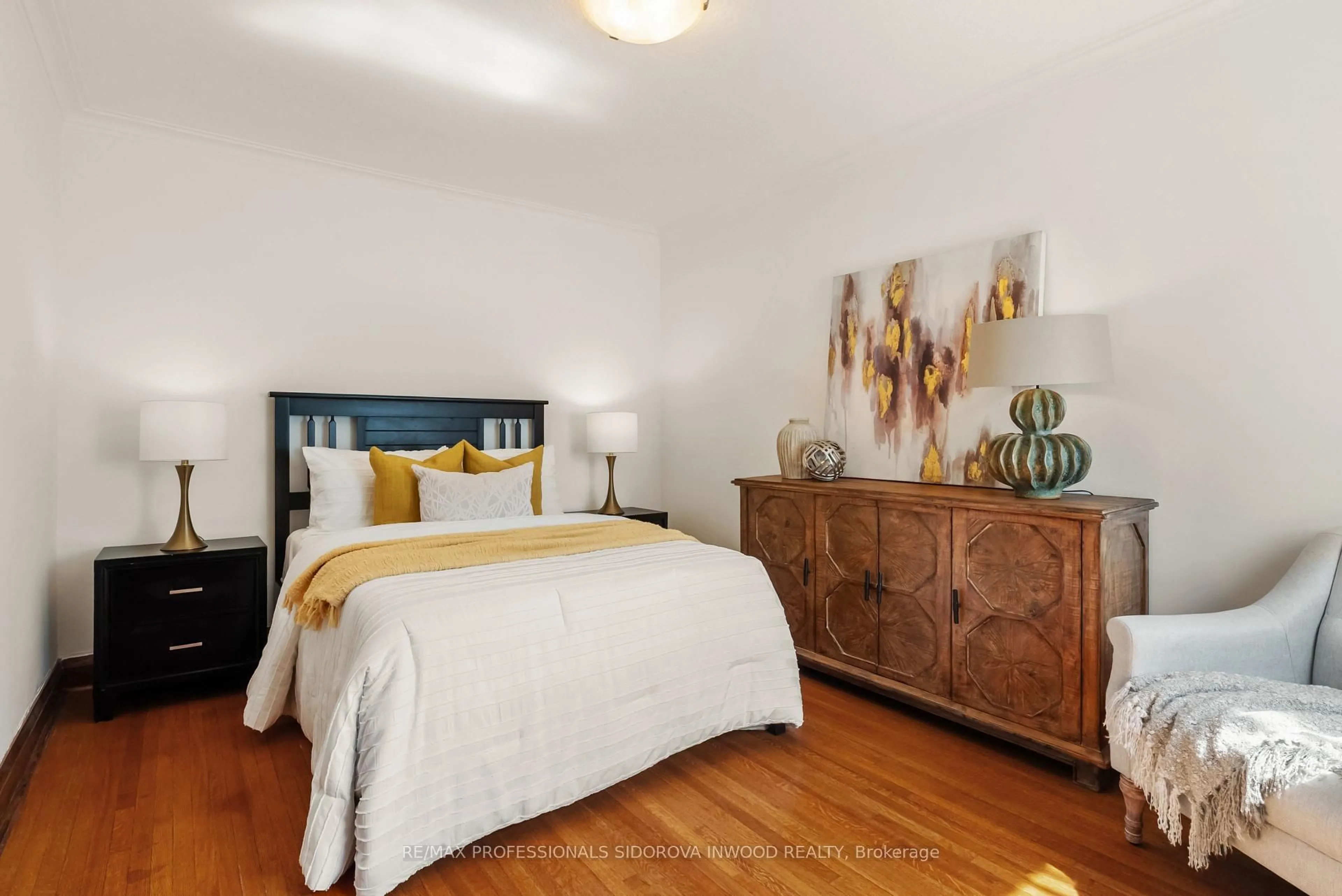 Bedroom with bed, unknown for 38 Warren Cres, Toronto Ontario M6S 4S2