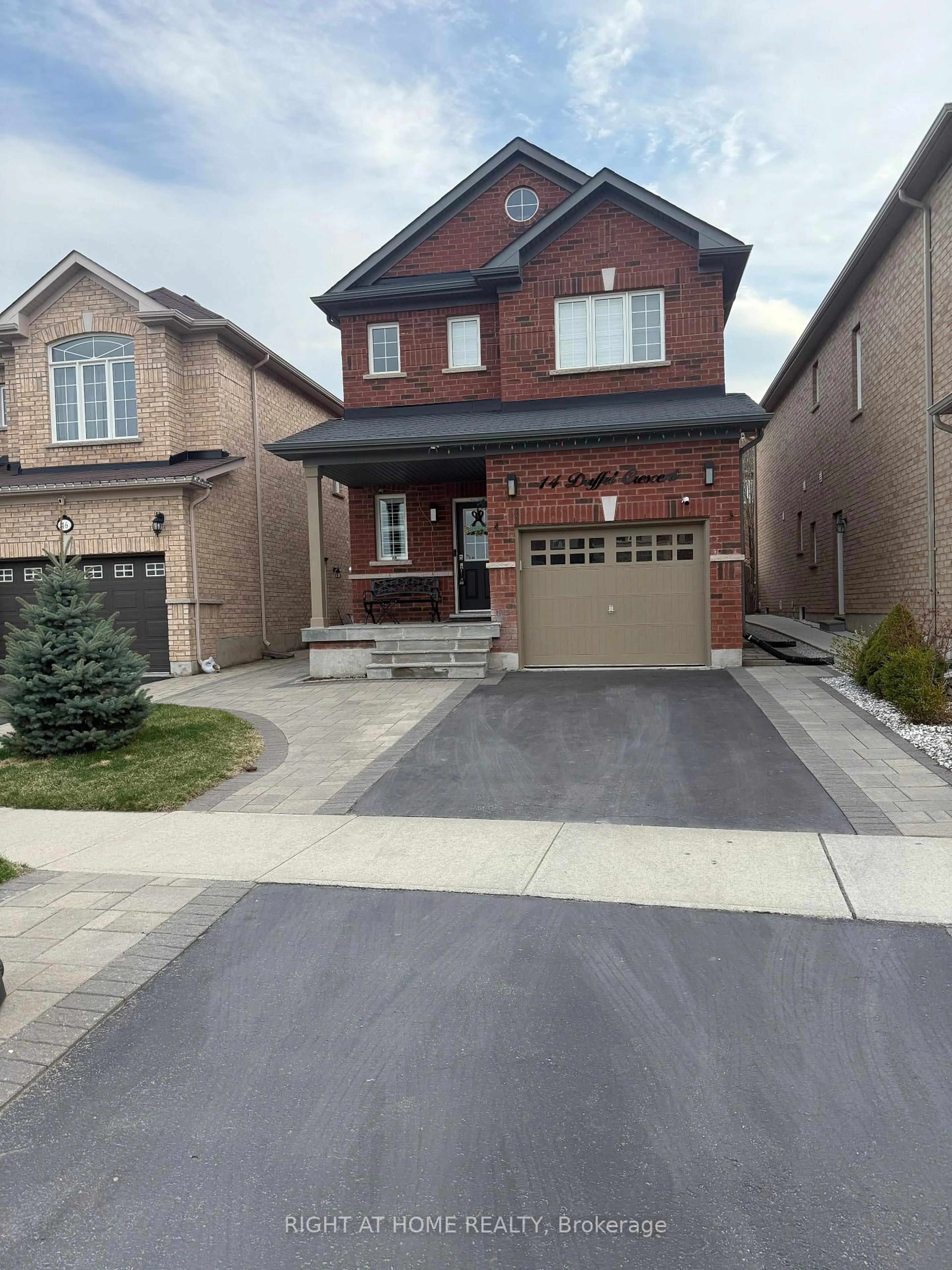 Home with brick exterior material, street for 14 Duffel Cres, Halton Hills Ontario L7G 0H7