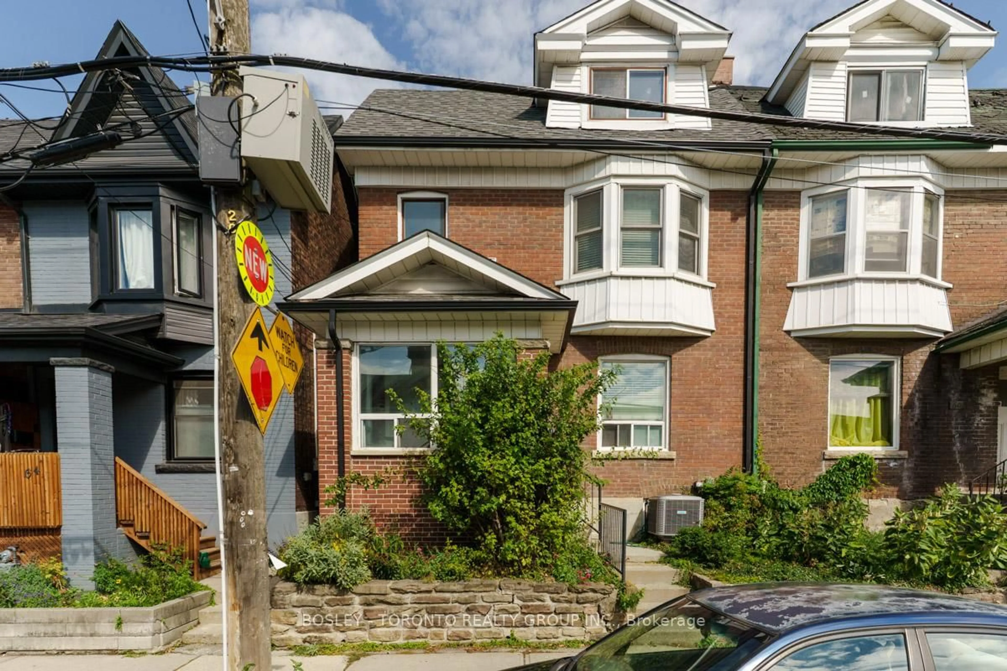 Home with brick exterior material, street for 62 Hallam St, Toronto Ontario M6H 1W6