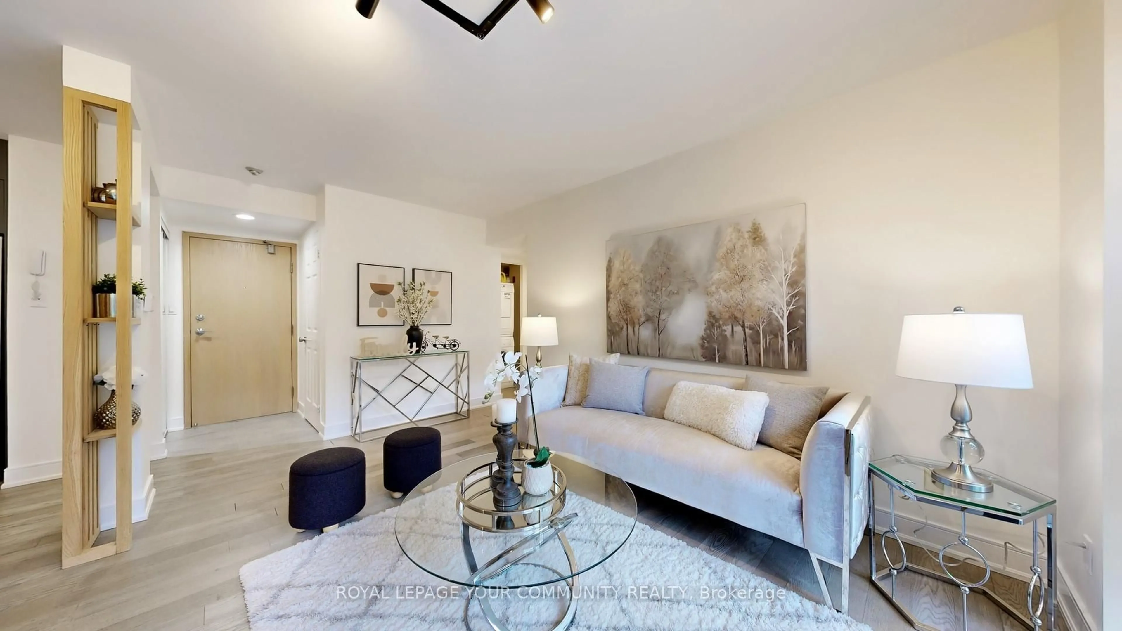 Living room with furniture, unknown for 22 Southport St #233, Toronto Ontario M6S 4Y9