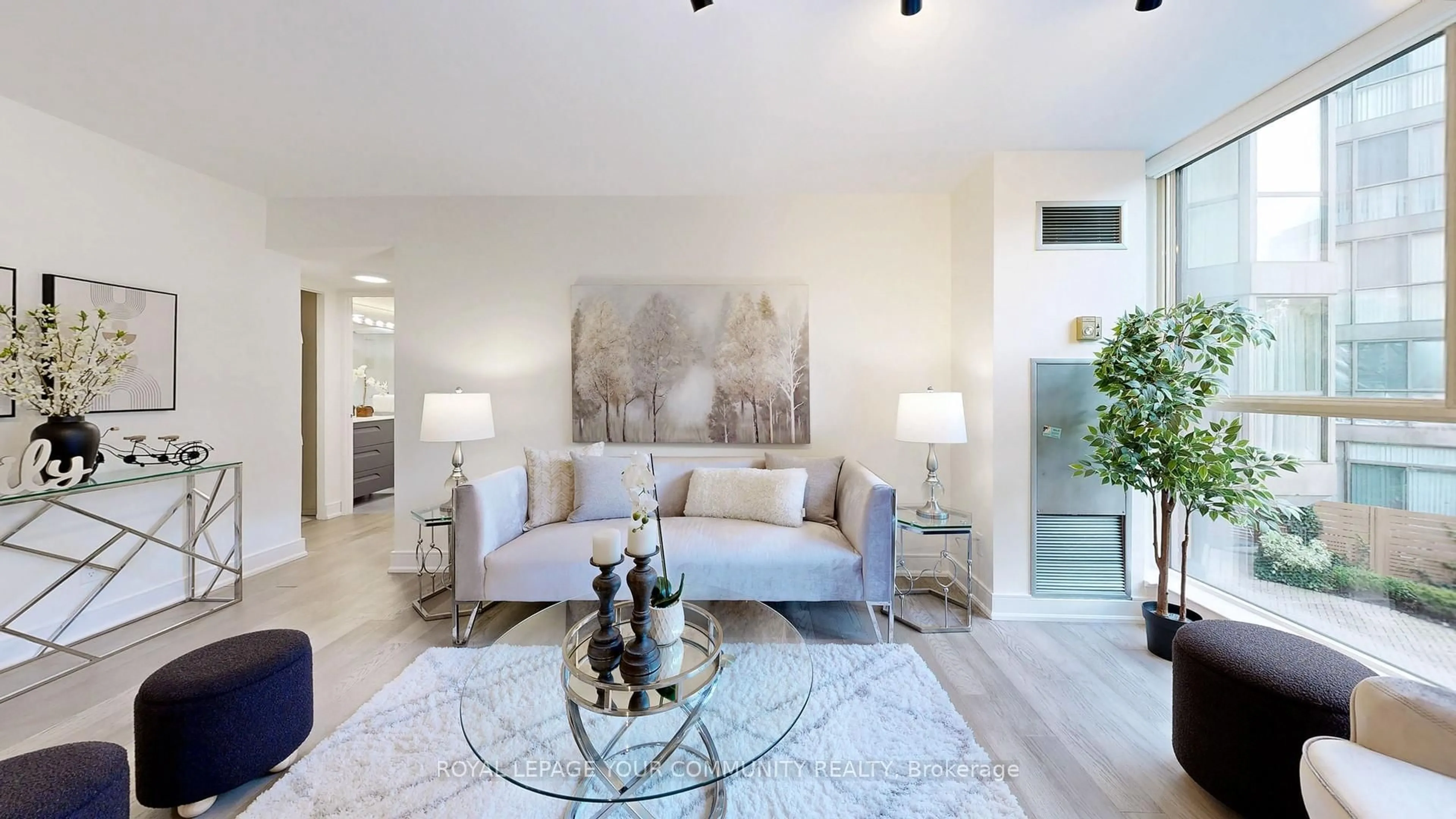 Living room with furniture, unknown for 22 Southport St #233, Toronto Ontario M6S 4Y9