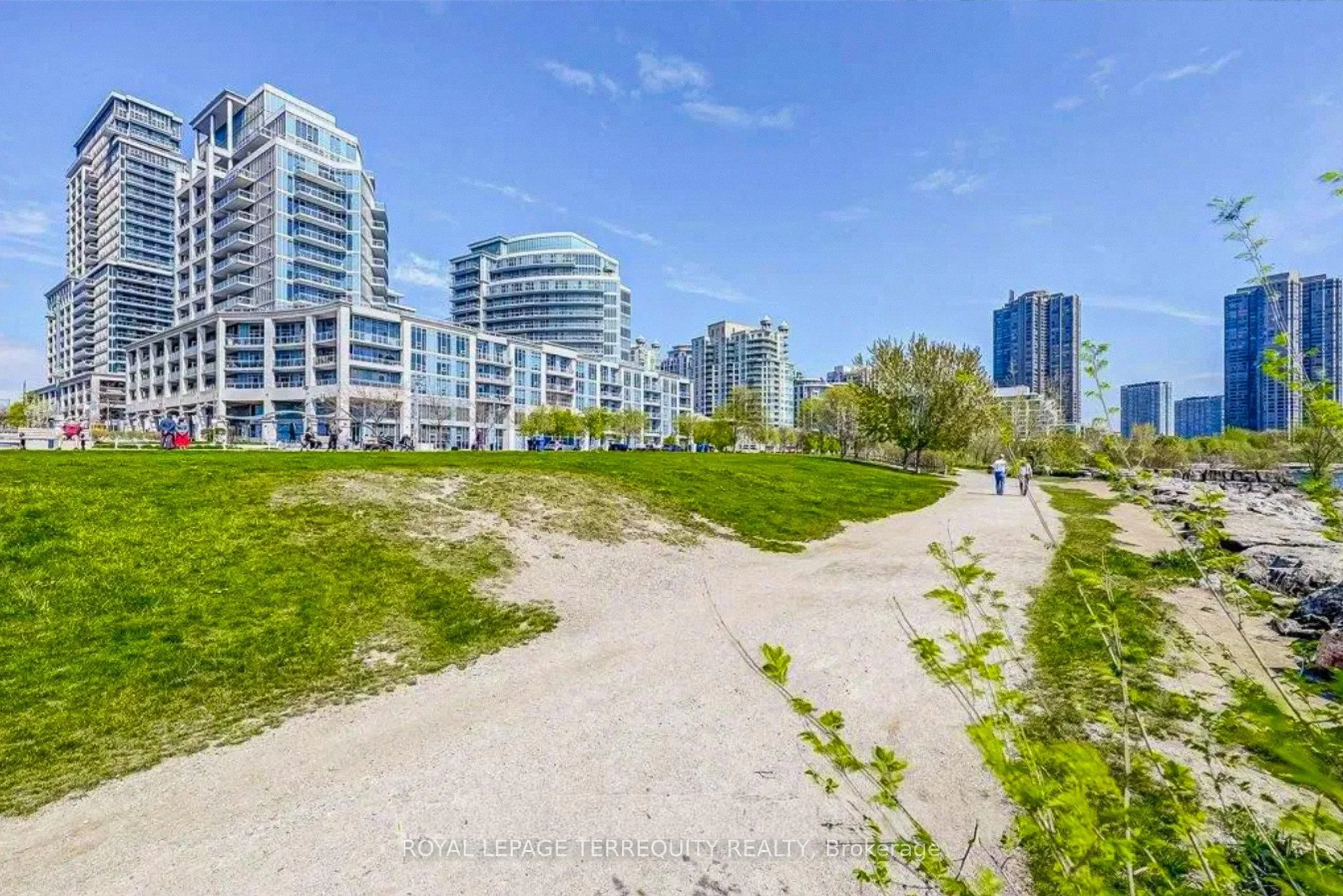 A pic from outside/outdoor area/front of a property/back of a property/a pic from drone, unknown for 58 Marine Parade Dr #320, Toronto Ontario M8V 4G1