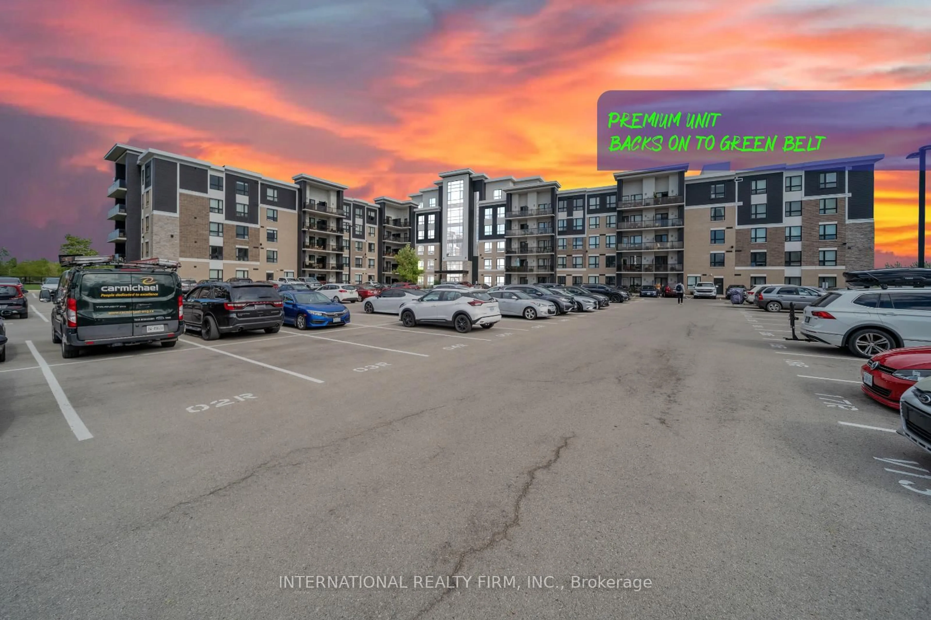 A pic from outside/outdoor area/front of a property/back of a property/a pic from drone, unknown for 640 Sauve St #209, Milton Ontario L9T 9A7