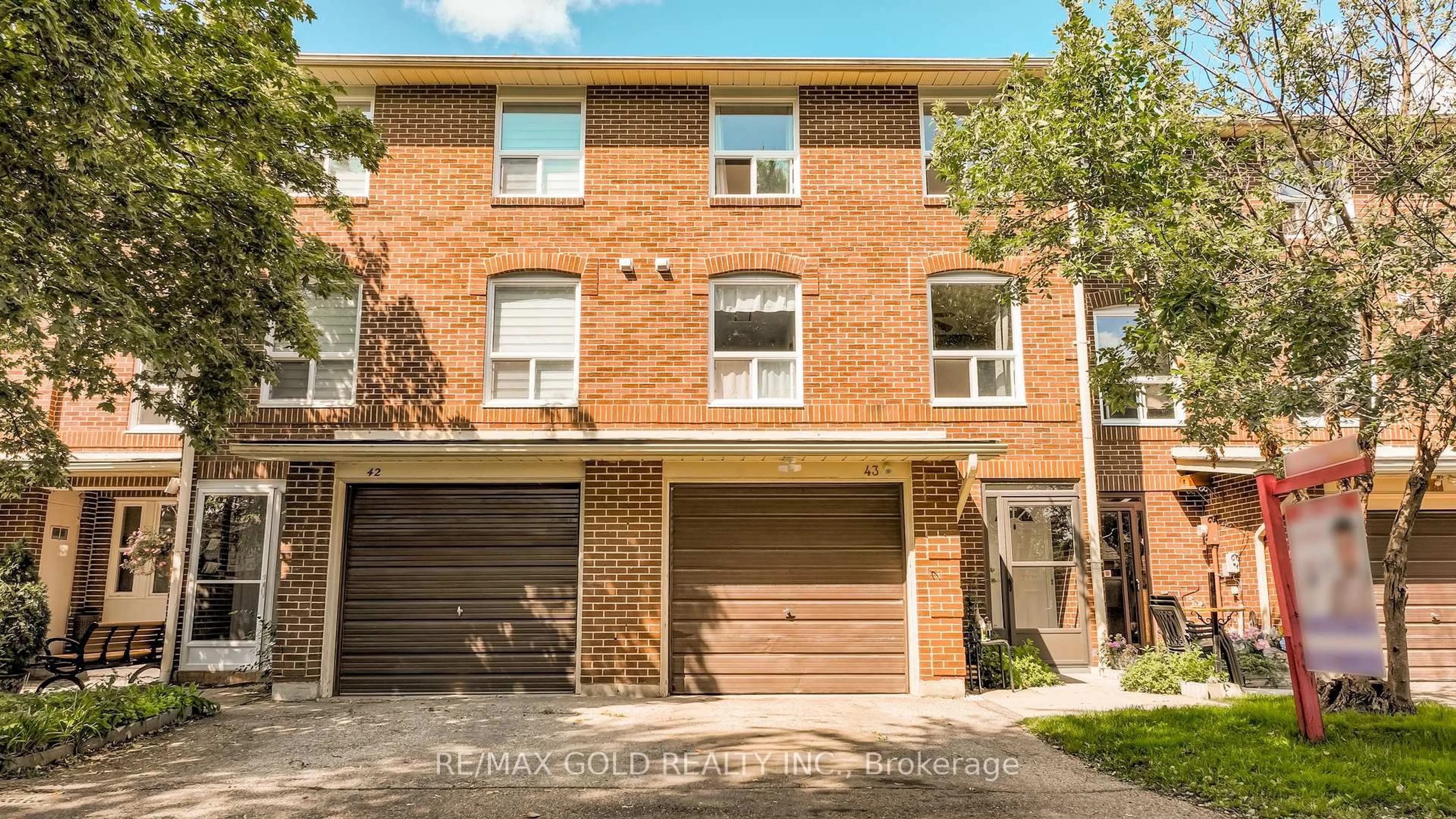 Home with brick exterior material, street for 43 Eden Park Dr, Brampton Ontario L6T 3A5