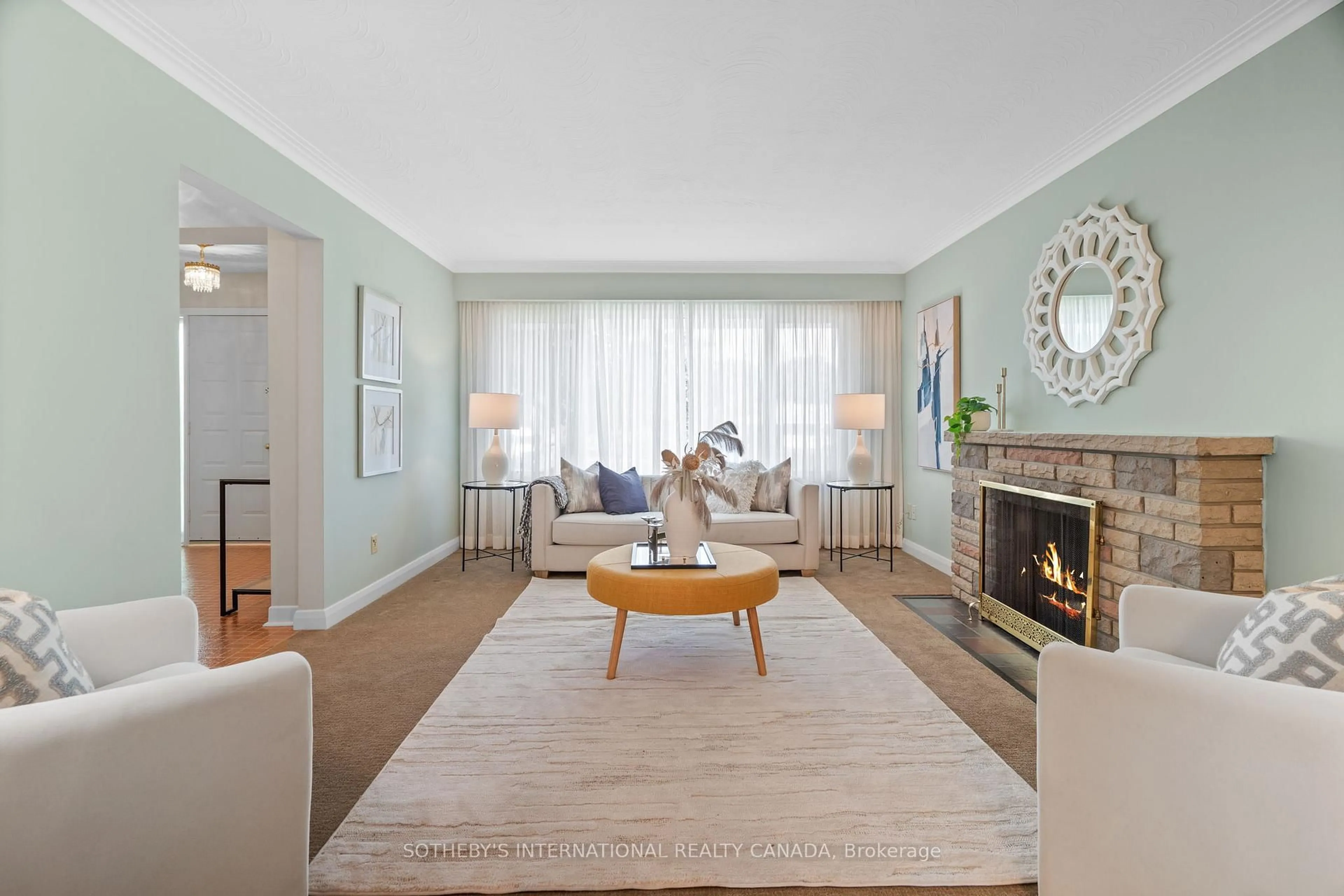 Living room with furniture, unknown for 4 Ruscoe Cres, Toronto Ontario M9P 1P3