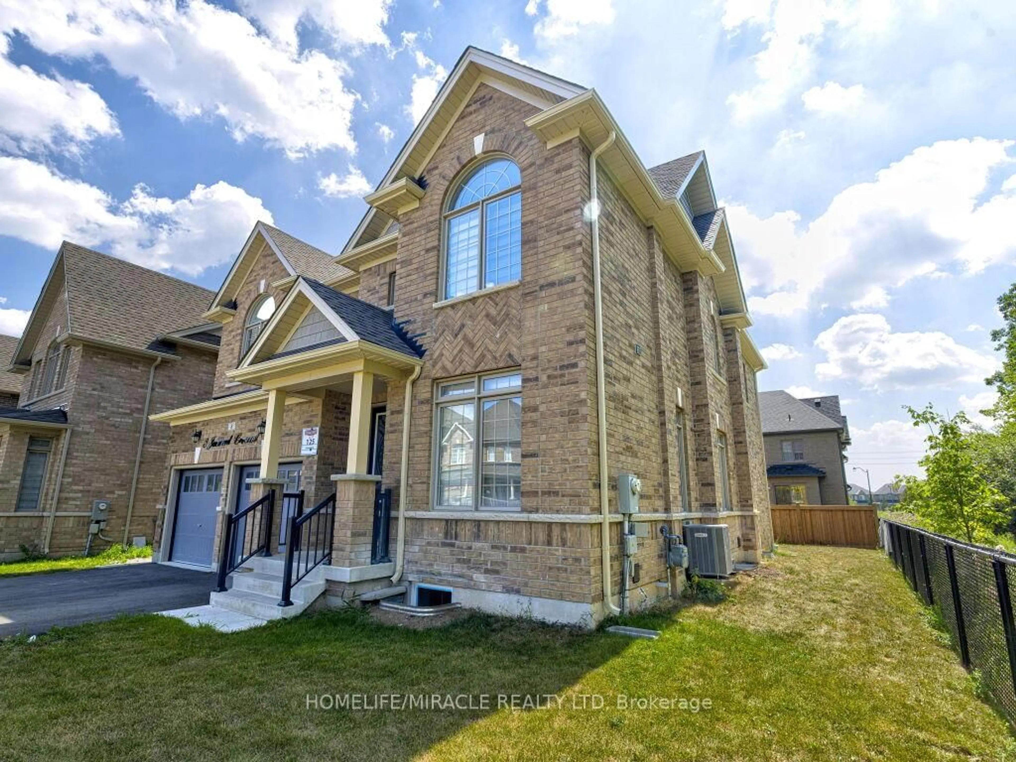 Home with brick exterior material, street for 8 Jenwood Cres, Brampton Ontario L7A 3S6