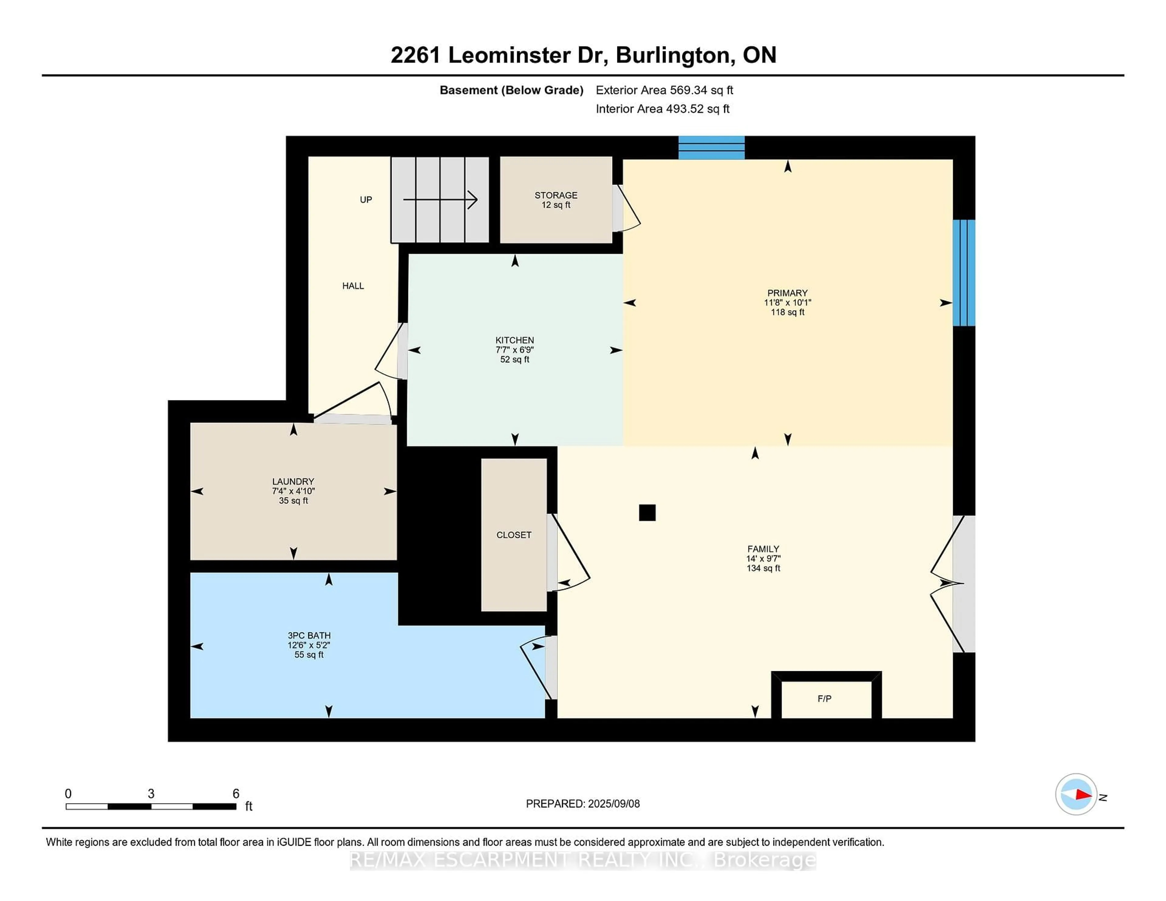 Floor plan for 2261 Leominster Dr, Burlington Ontario L7P 3W8