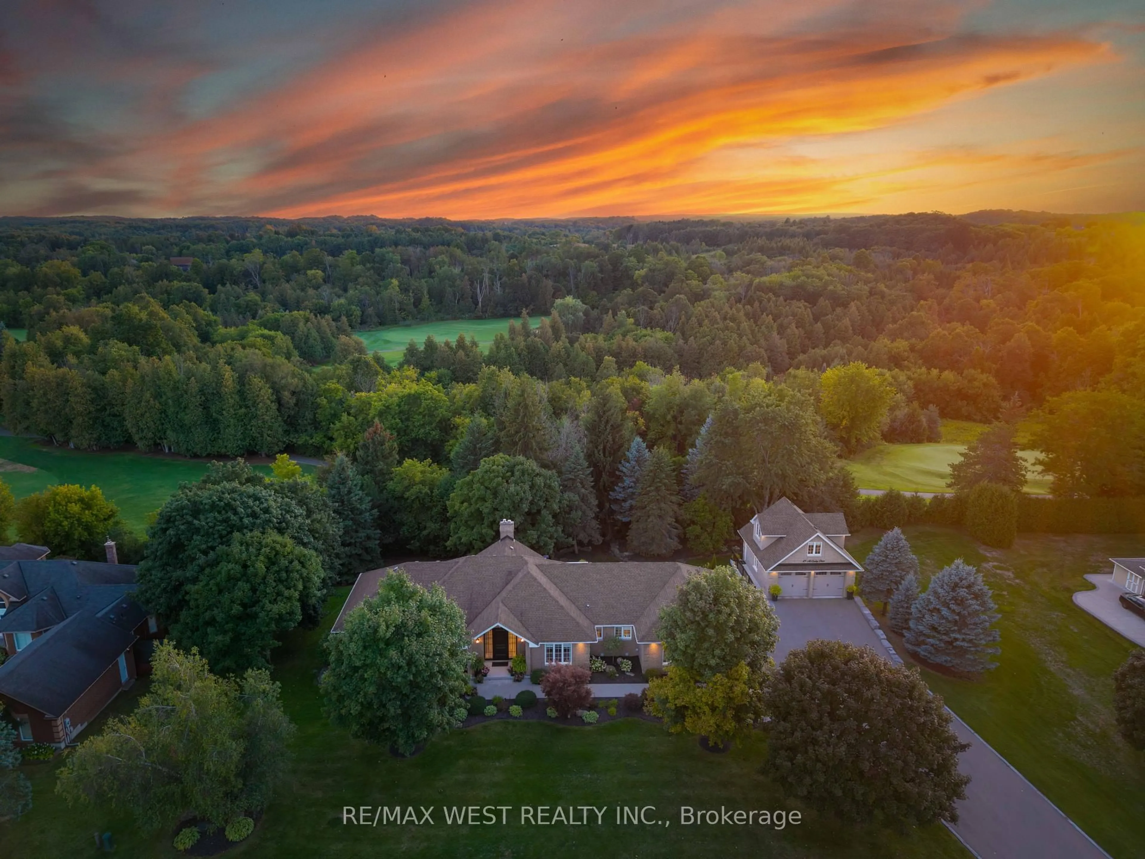 A pic from outside/outdoor area/front of a property/back of a property/a pic from drone, unknown for 49 Mccauley Dr, Caledon Ontario L7E 0B6