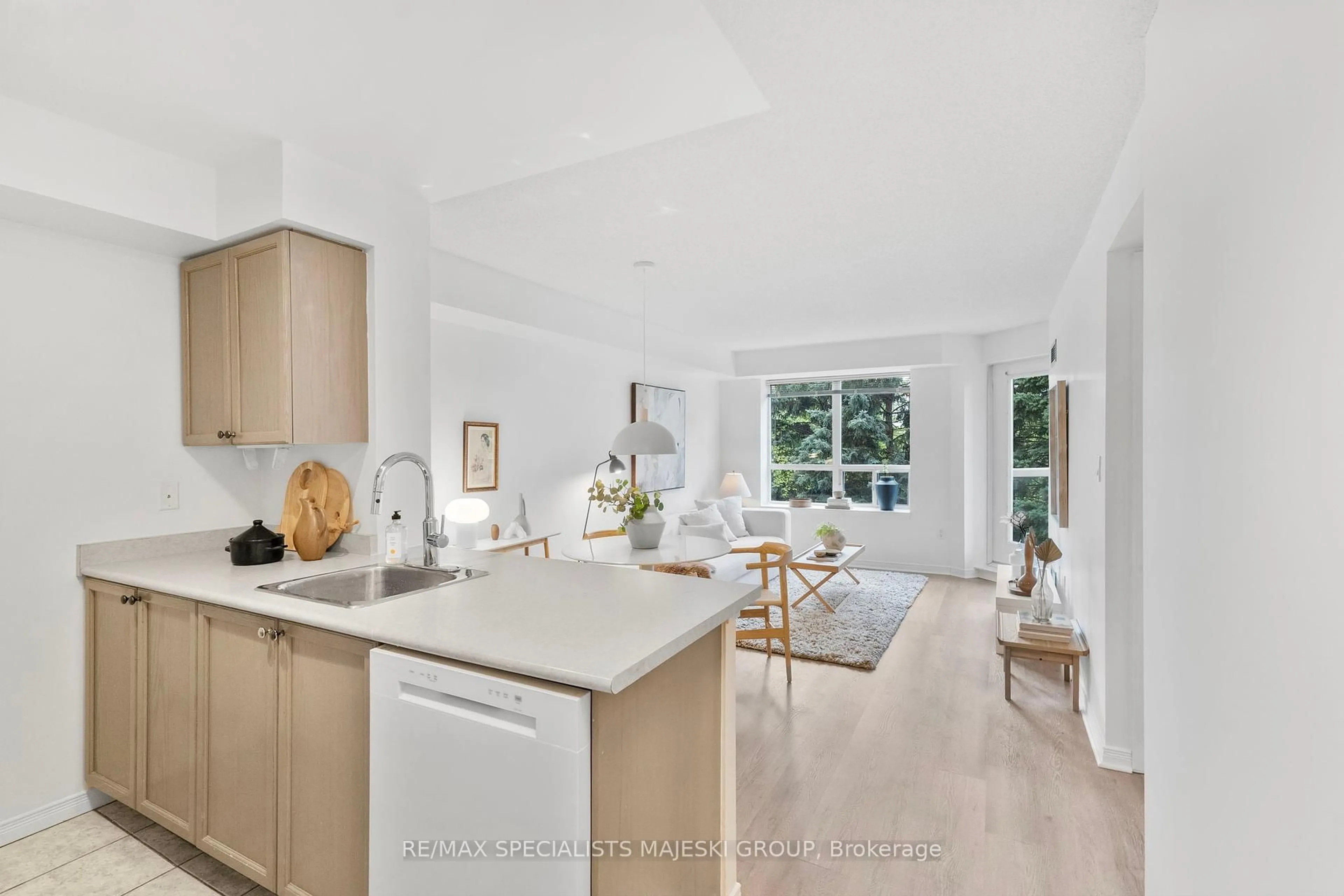 Open concept kitchen, unknown for 300 Ray Lawson Blvd #307, Brampton Ontario L6Y 5H5