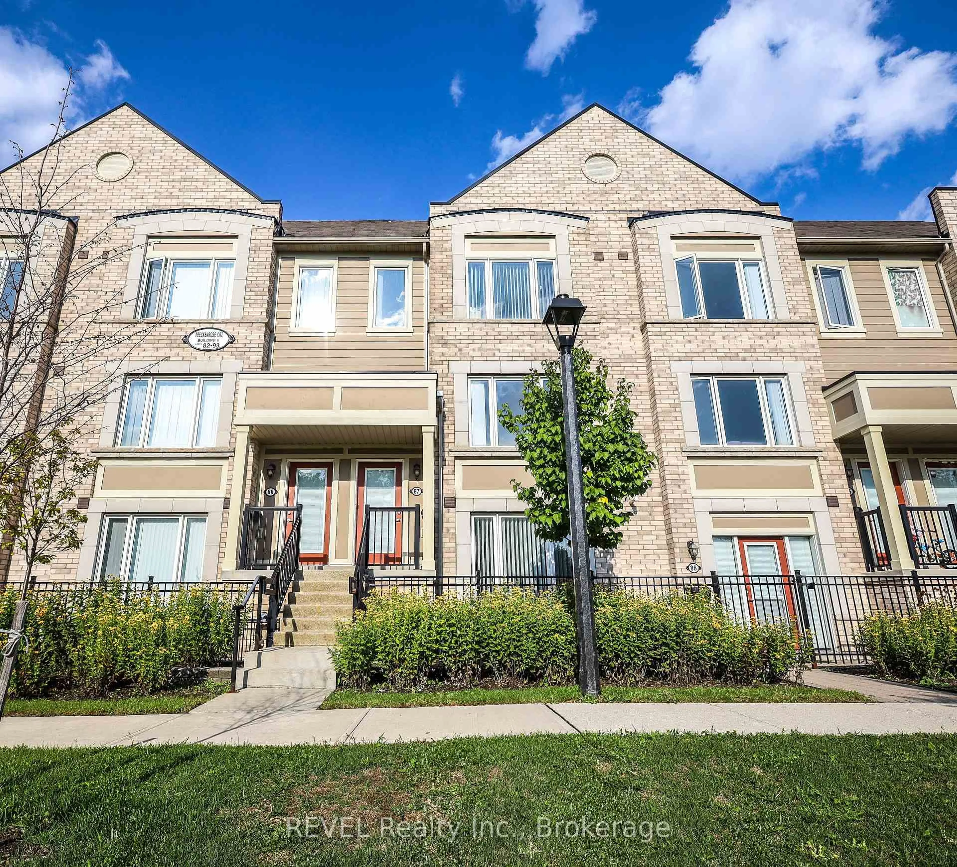 Home with brick exterior material, street for 1 Beckenrose Crt #87, Brampton Ontario L6Y 6G2