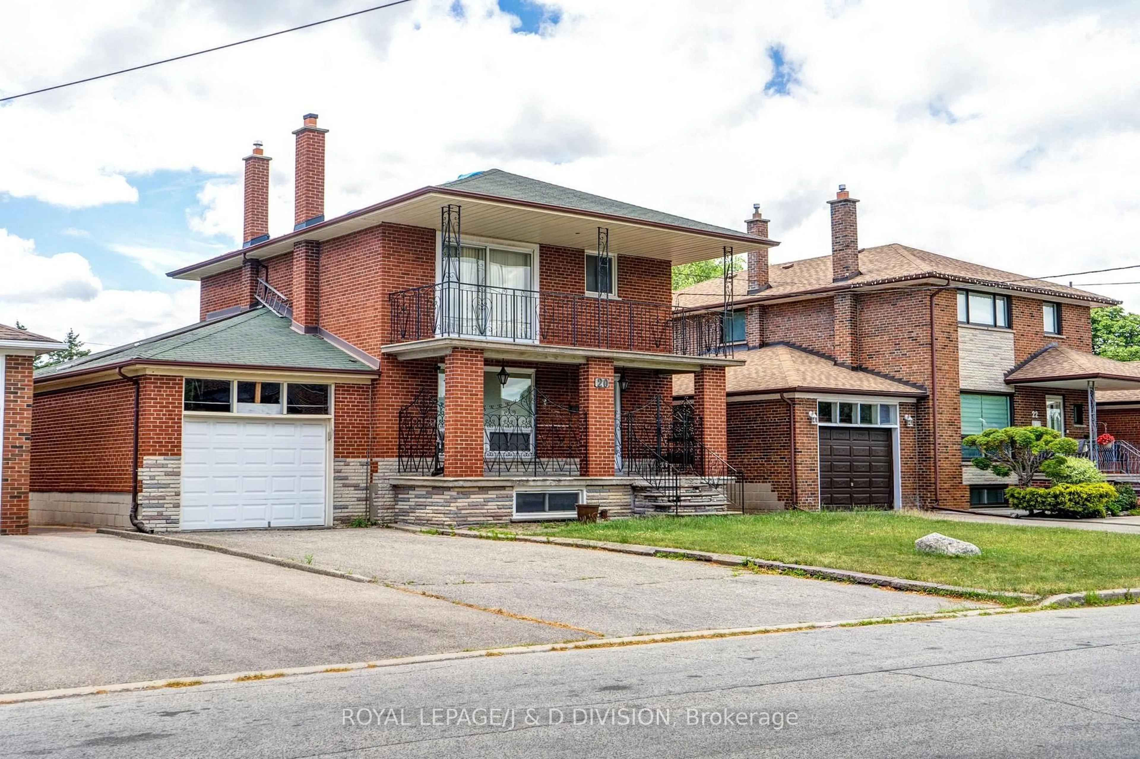Home with brick exterior material, street for 20 Macleod St, Toronto Ontario M6L 2M6
