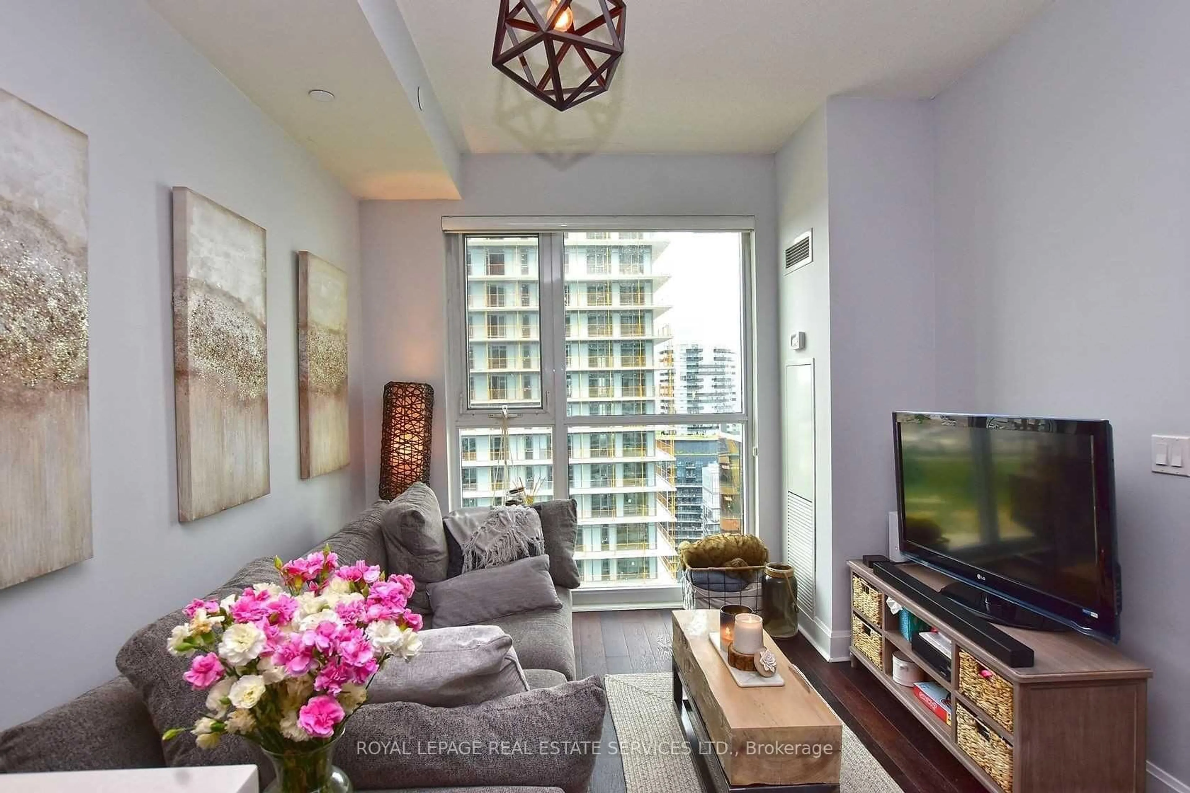 Living room with furniture, unknown for 33 Shore Breeze Dr #2506, Toronto Ontario M8V 1A1