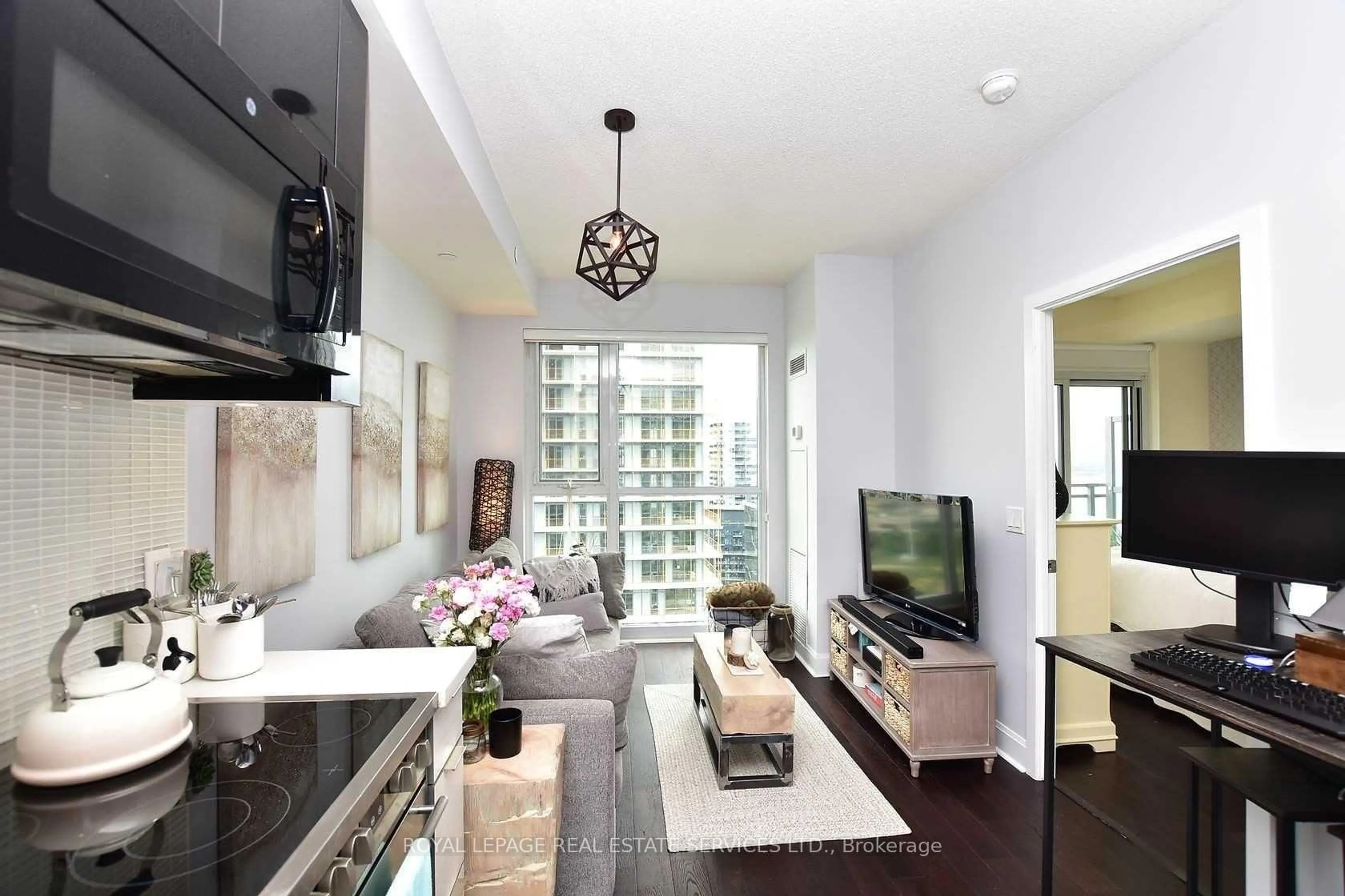 Living room with furniture, unknown for 33 Shore Breeze Dr #2506, Toronto Ontario M8V 1A1