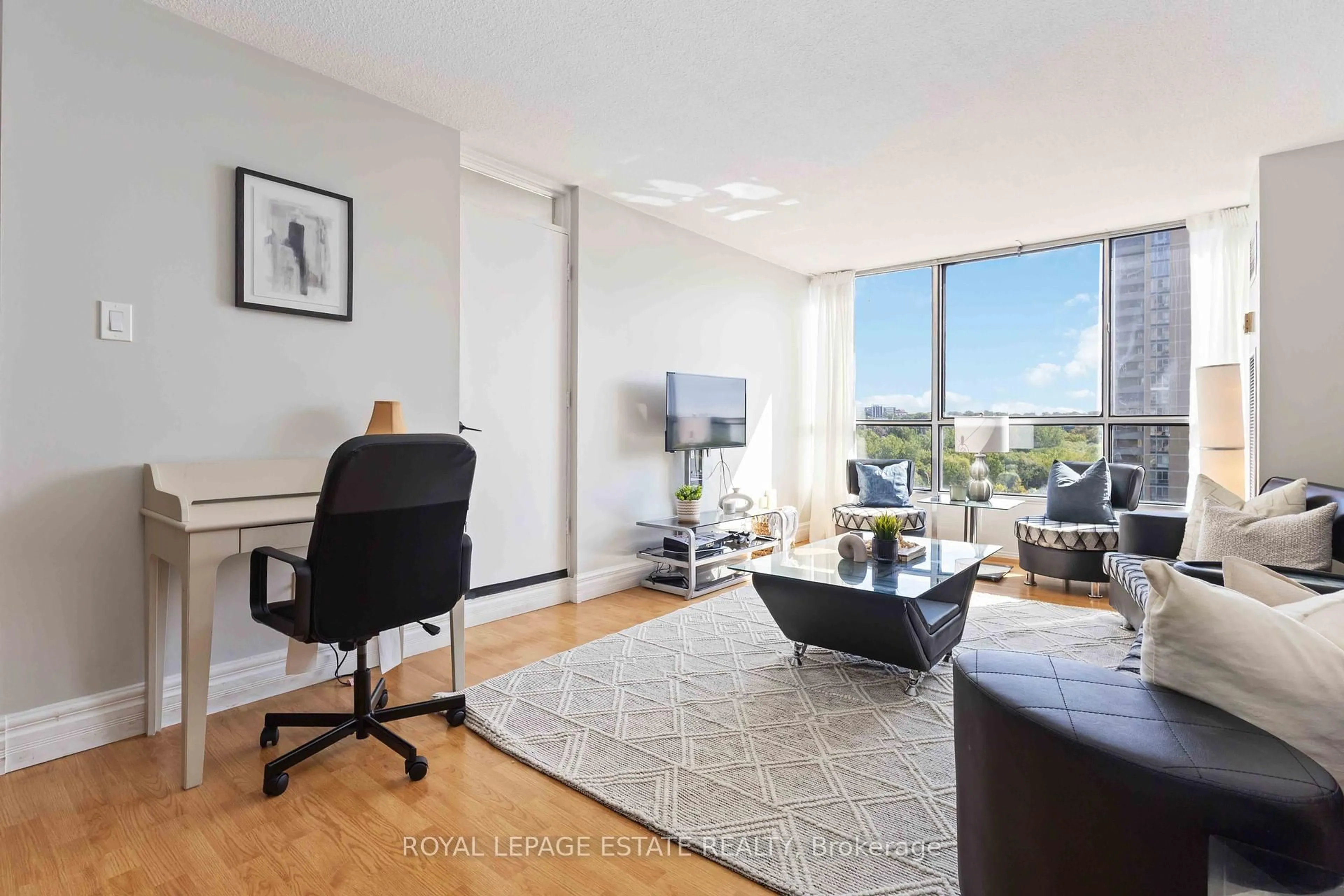Living room with furniture, unknown for 10 Martha Eaton Way #711, Toronto Ontario M6M 5B3