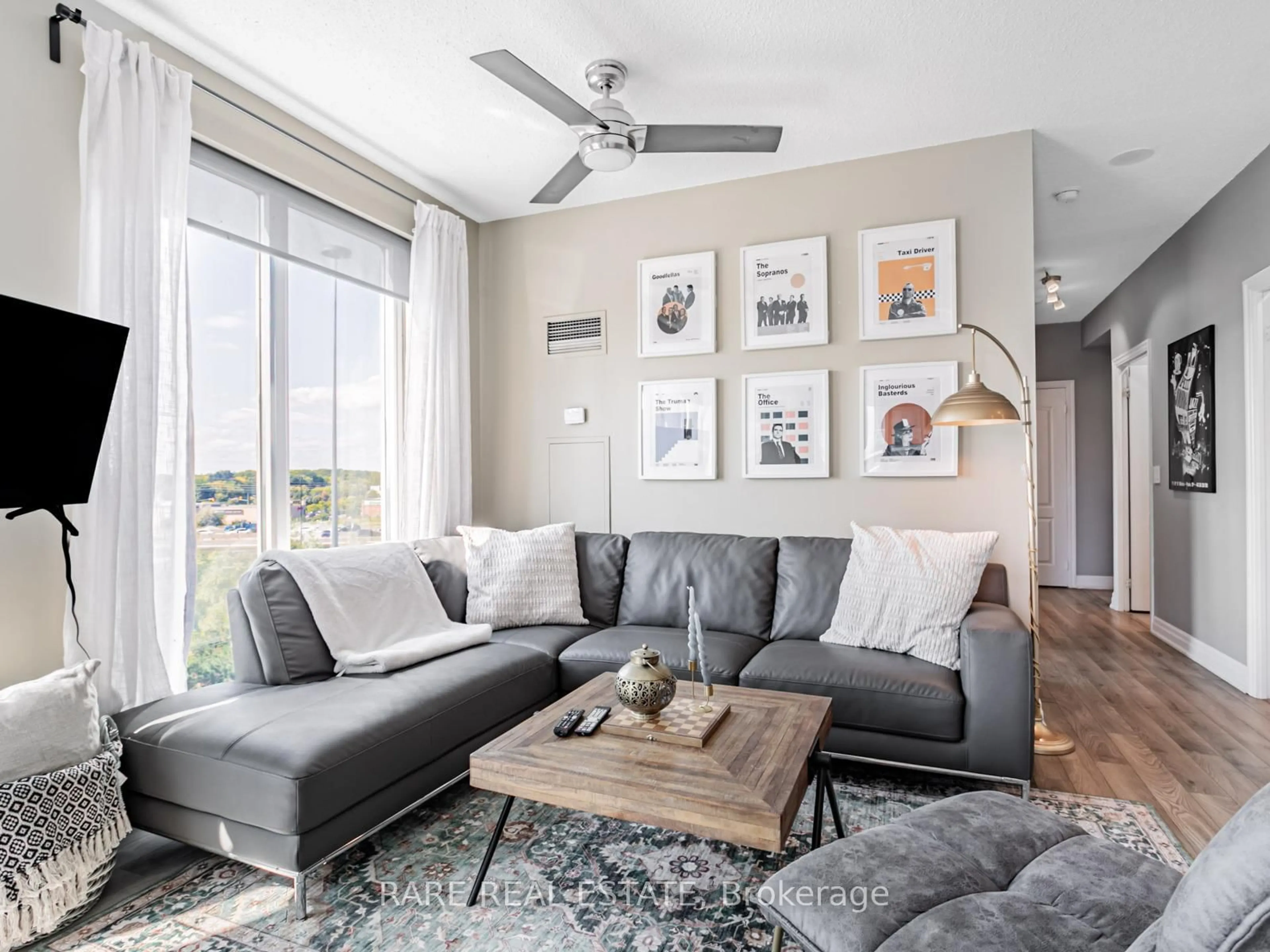 Living room with furniture, unknown for 2119 Lake Shore Blvd #703, Toronto Ontario M8V 4E8