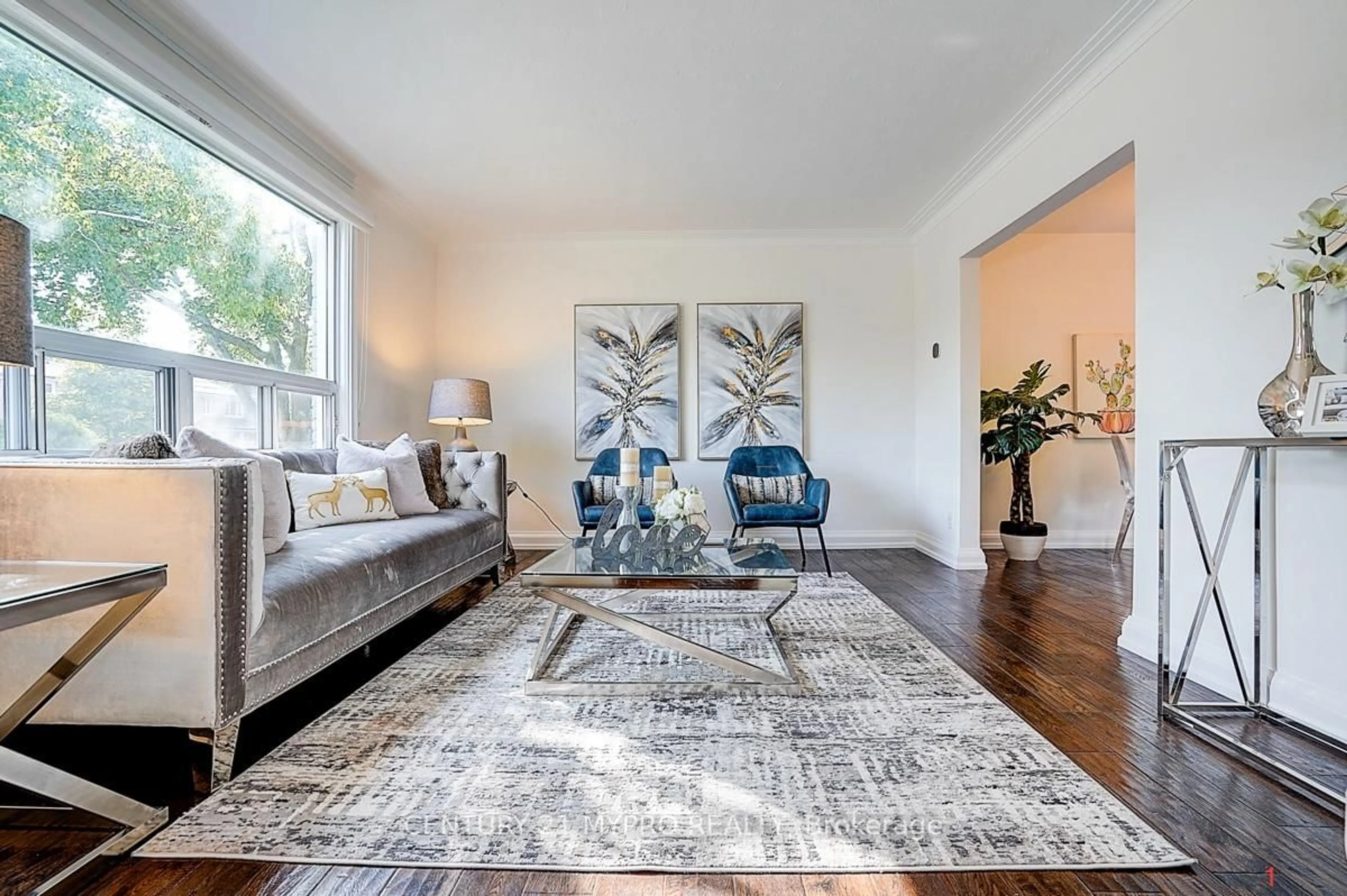 Living room with furniture, unknown for 24 Gair Dr, Toronto Ontario M8W 4P4