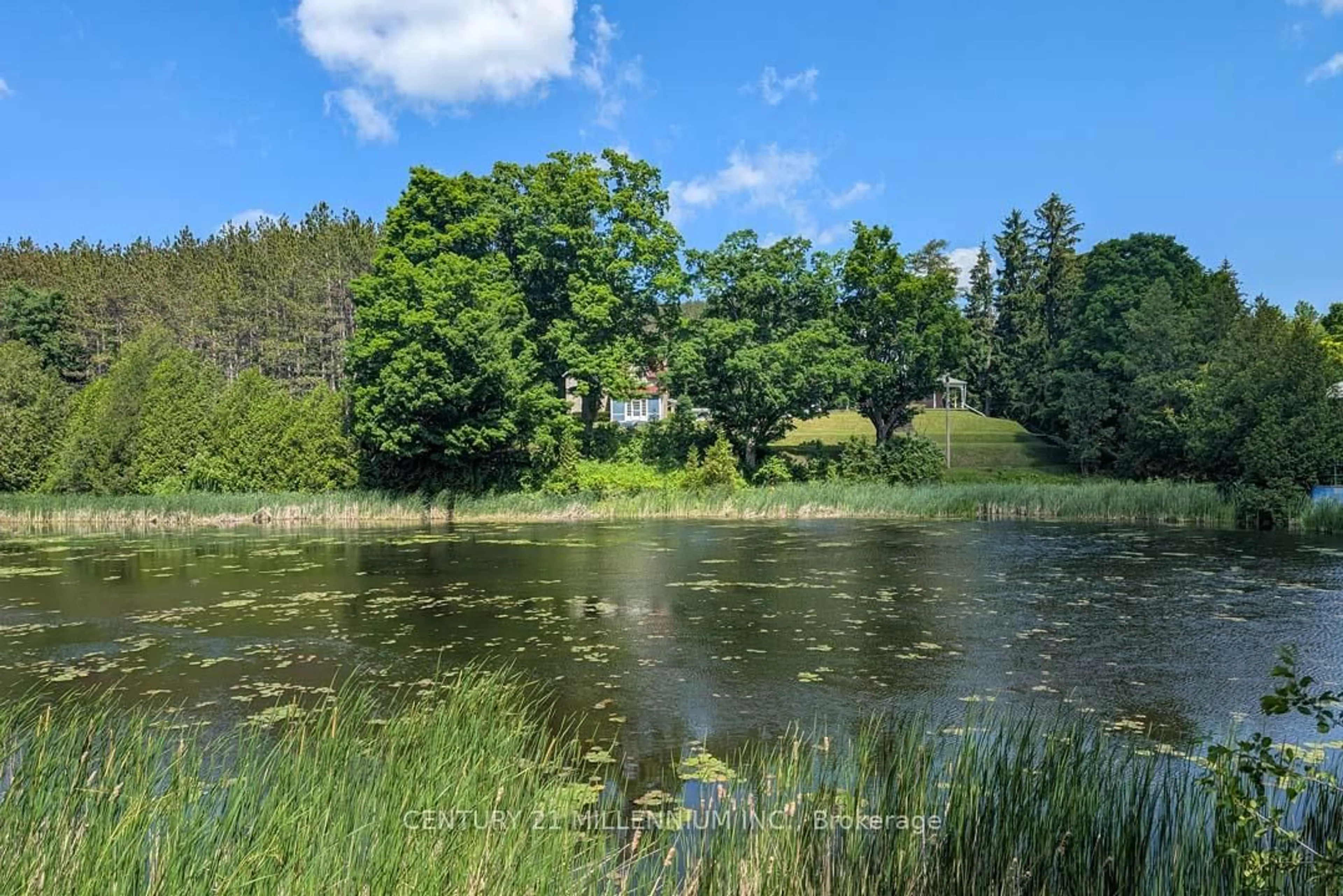 A pic from outside/outdoor area/front of a property/back of a property/a pic from drone, water/lake/river/ocean view for 1380 Queen St, Caledon Ontario L7K 0C3