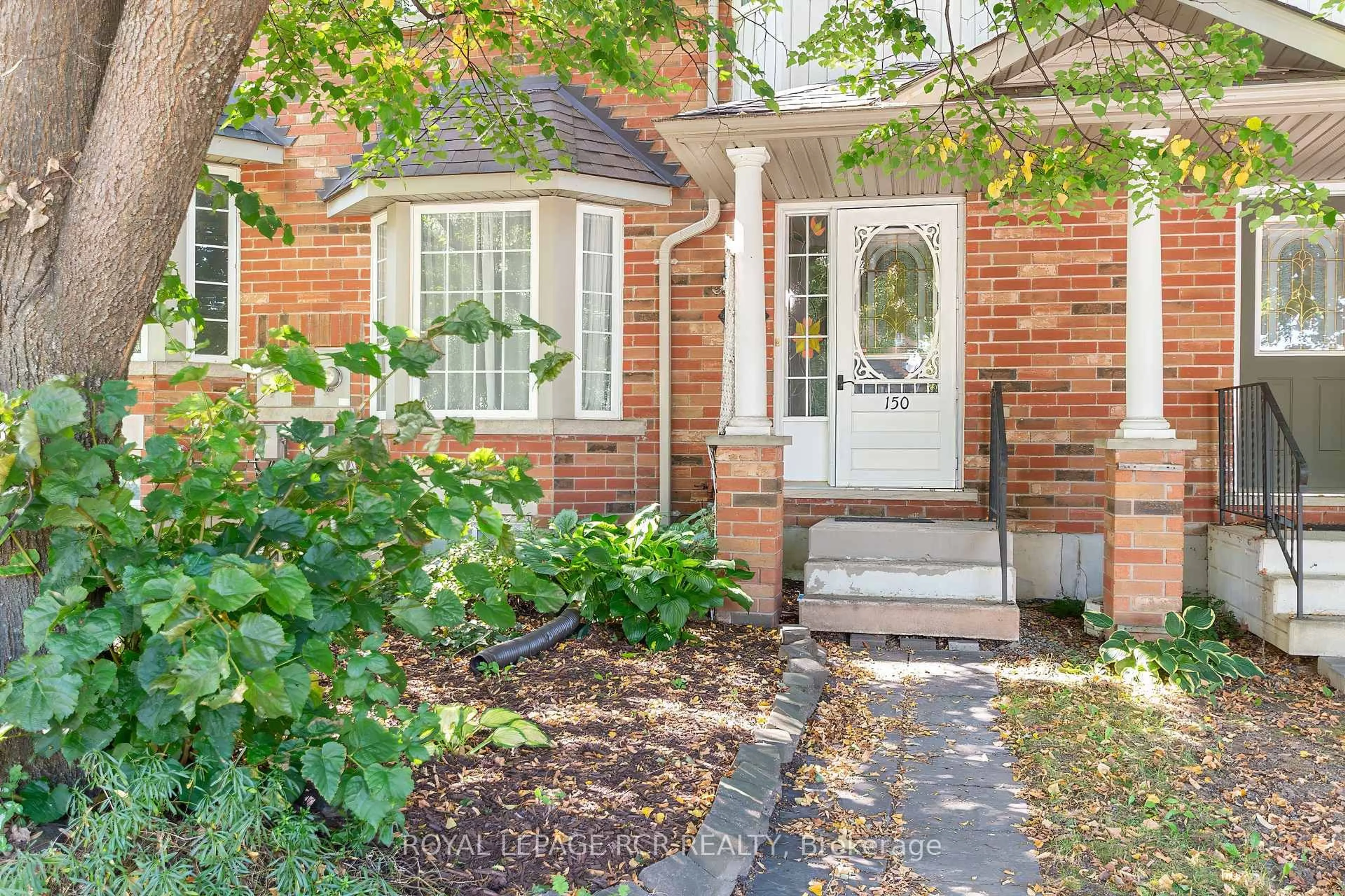 Home with brick exterior material, street for 150 Montgomery Blvd, Orangeville Ontario L9W 5C1