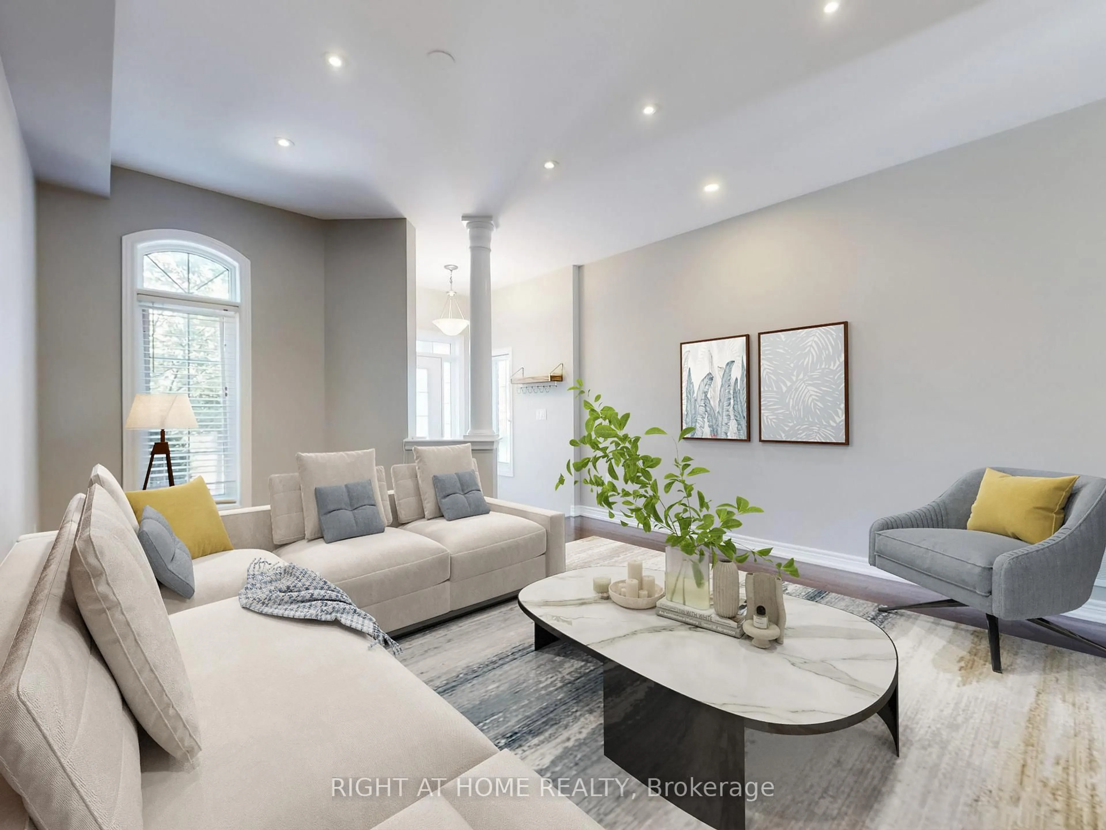 Living room with furniture, unknown for 537 Vaughan Crt, Milton Ontario L9T 8A7