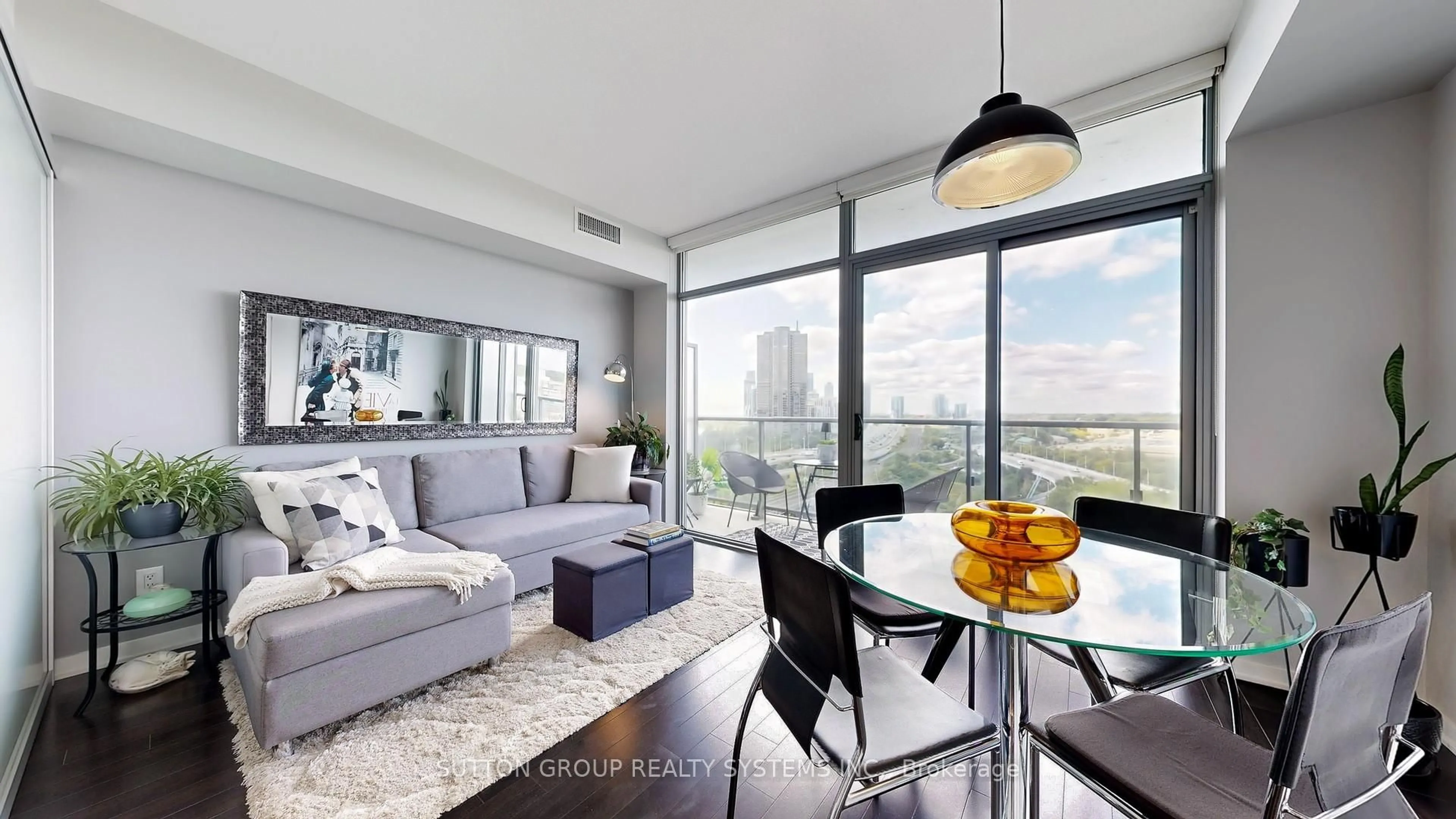 Living room with furniture, unknown for 105 The Queensway Ave #1206, Toronto Ontario M6S 5B5